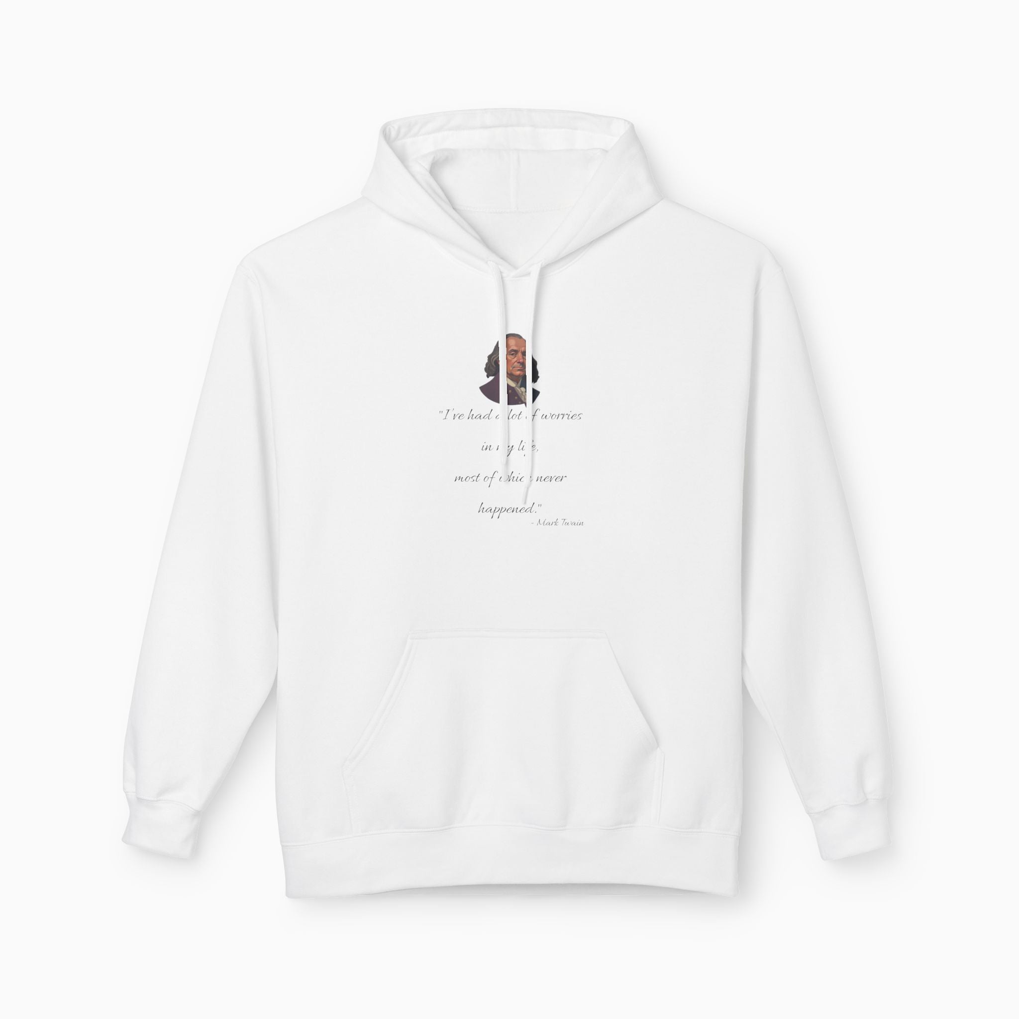 Mark Twain Life Advice Unisex Hoodie