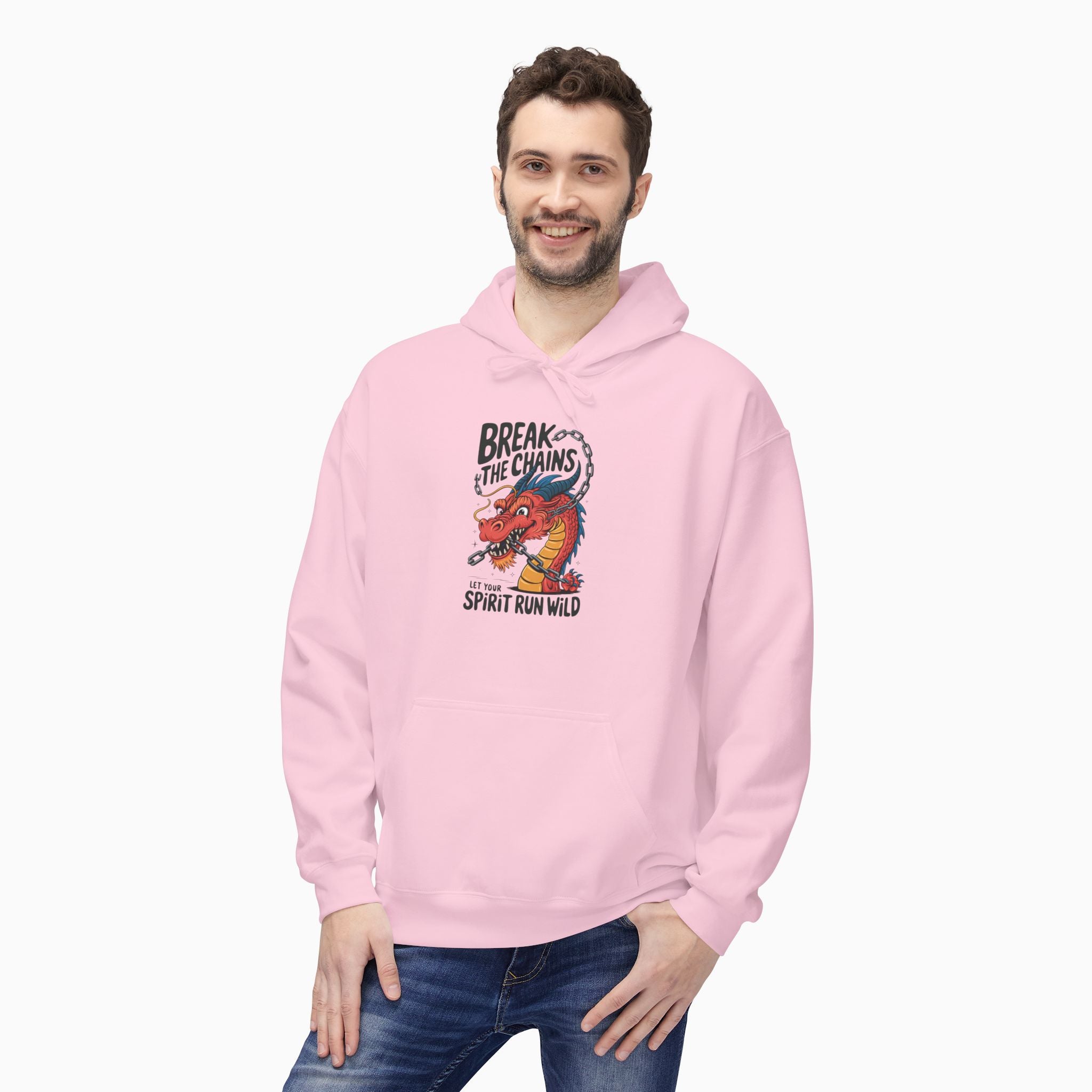 China Dragon Break the Chains Unisex Hoodie