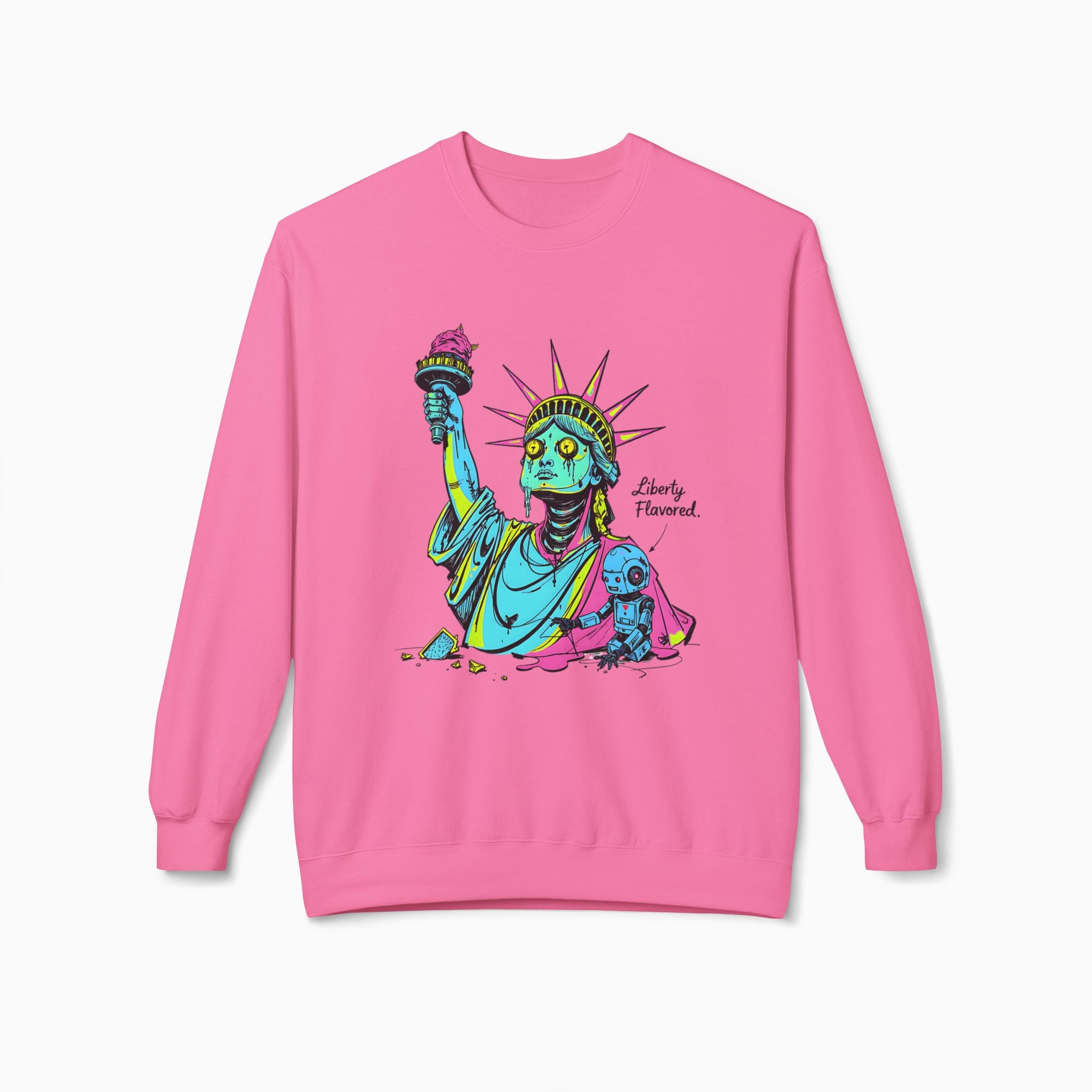 Statute of Liberty Dark Humor Unisex Sweatshirt