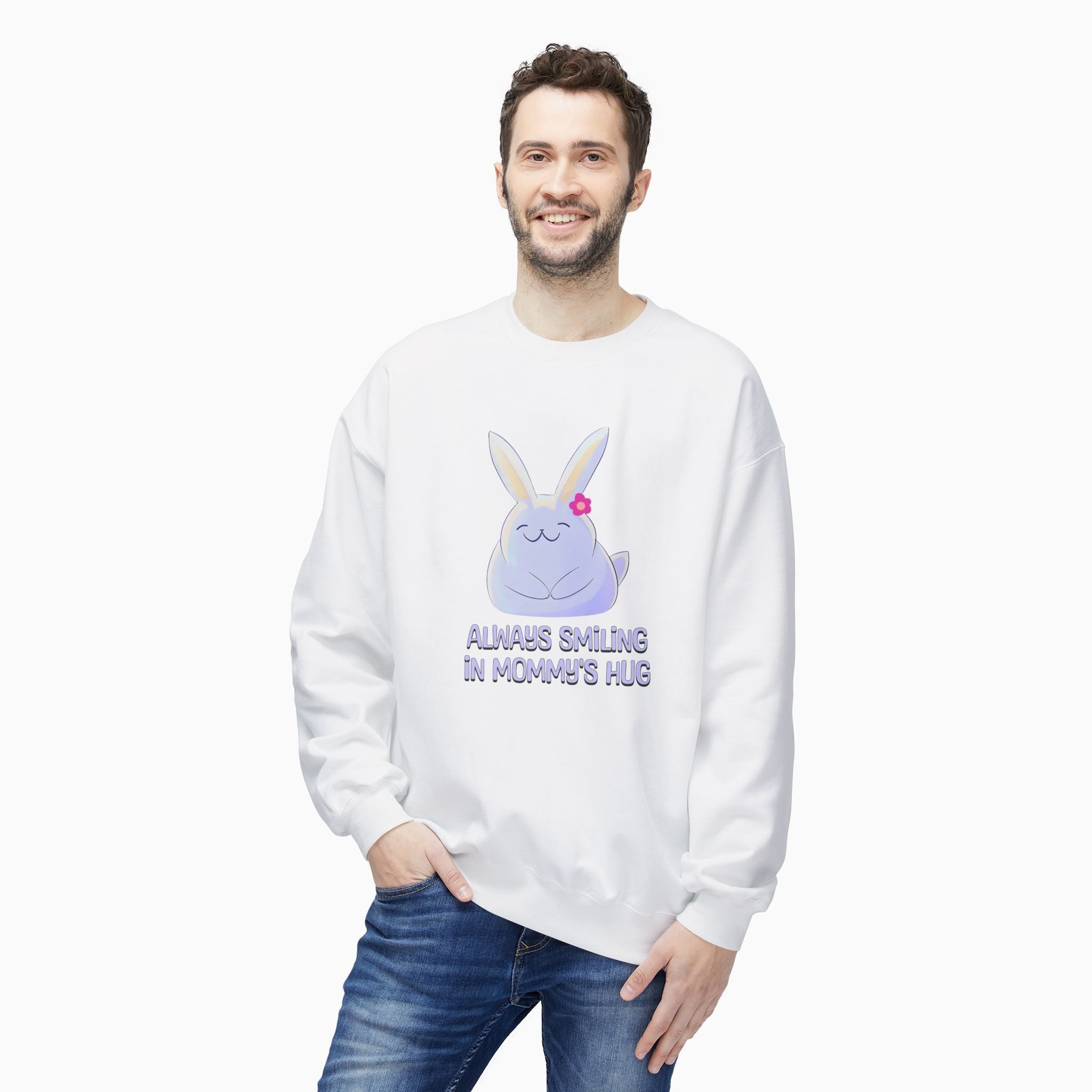 Always Smiling In Mommy's Hug Unisex Sweatshirt