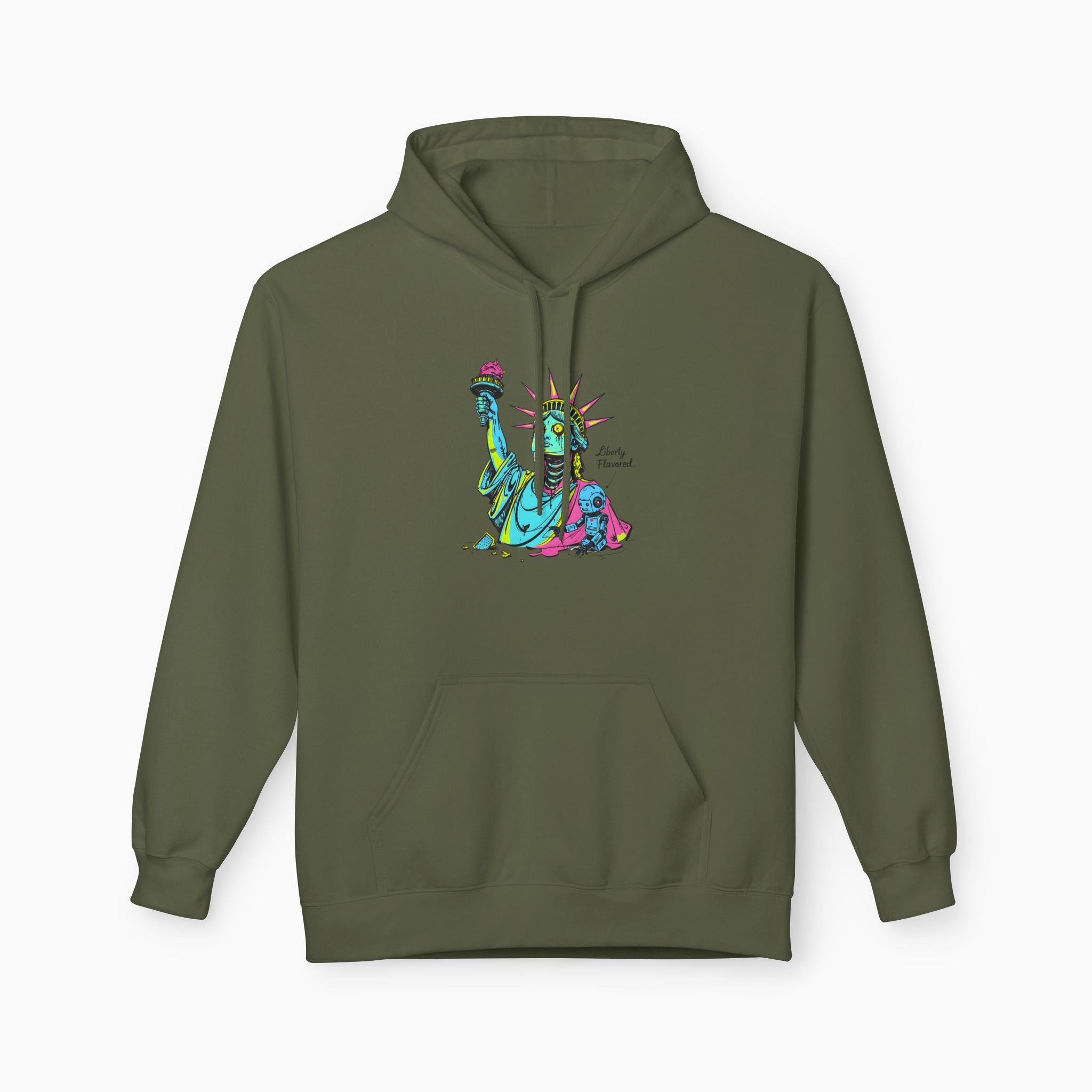 Statute of Liberty Dark Humor Unisex Hoodie