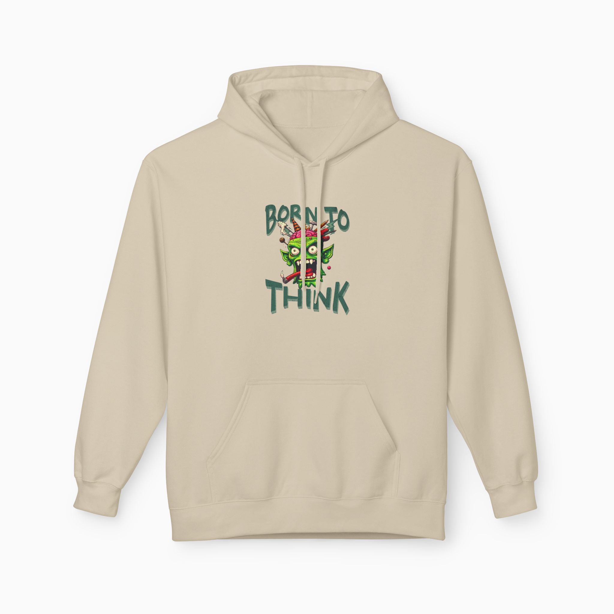 Born to Think Skull Unisex Hoodie