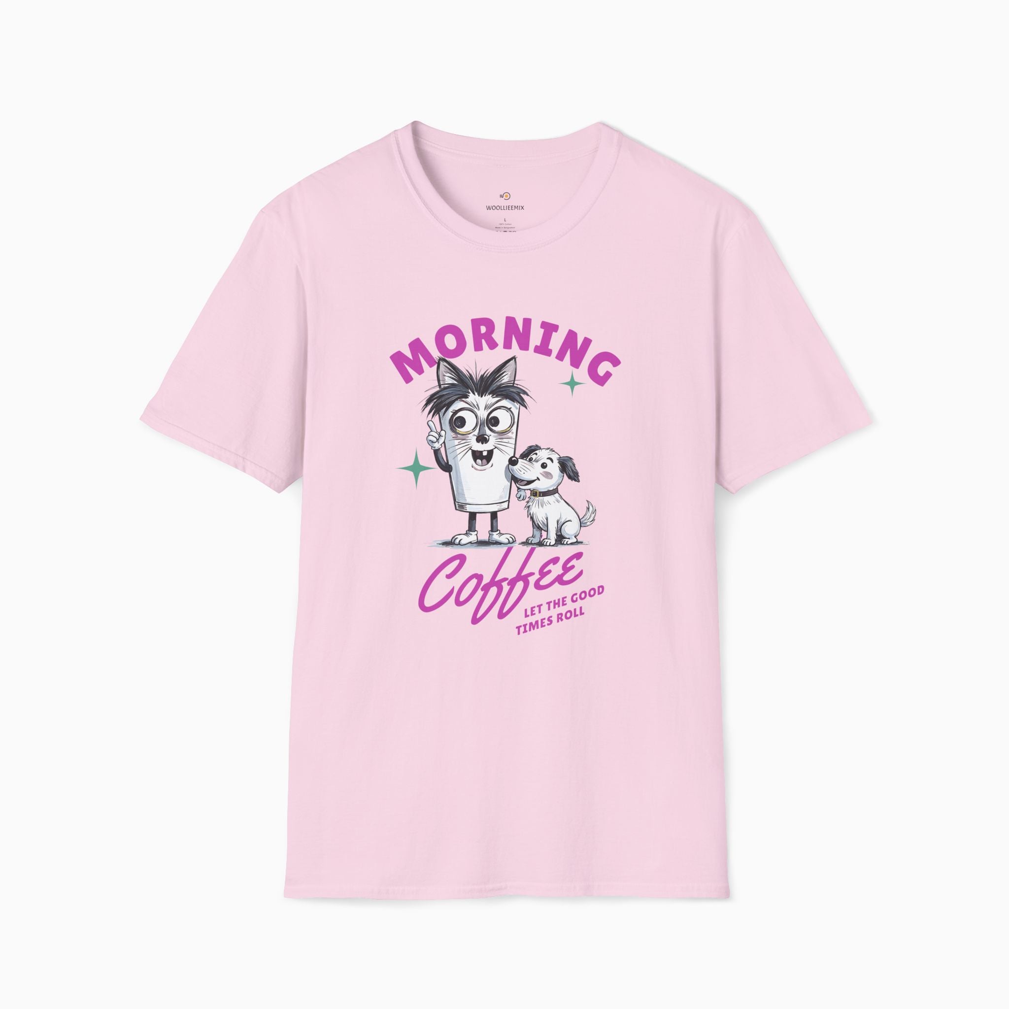 Morning Coffee, Let The Good Times Roll Unisex T-Shirt