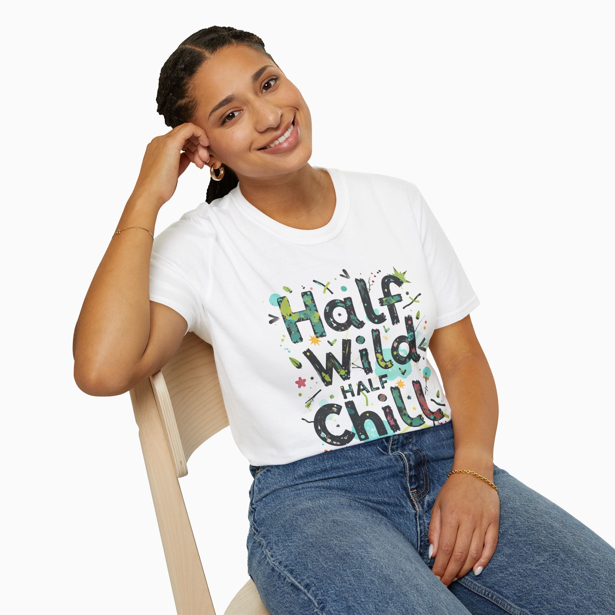 Half Wild, Half Chill Unisex T-Shirt