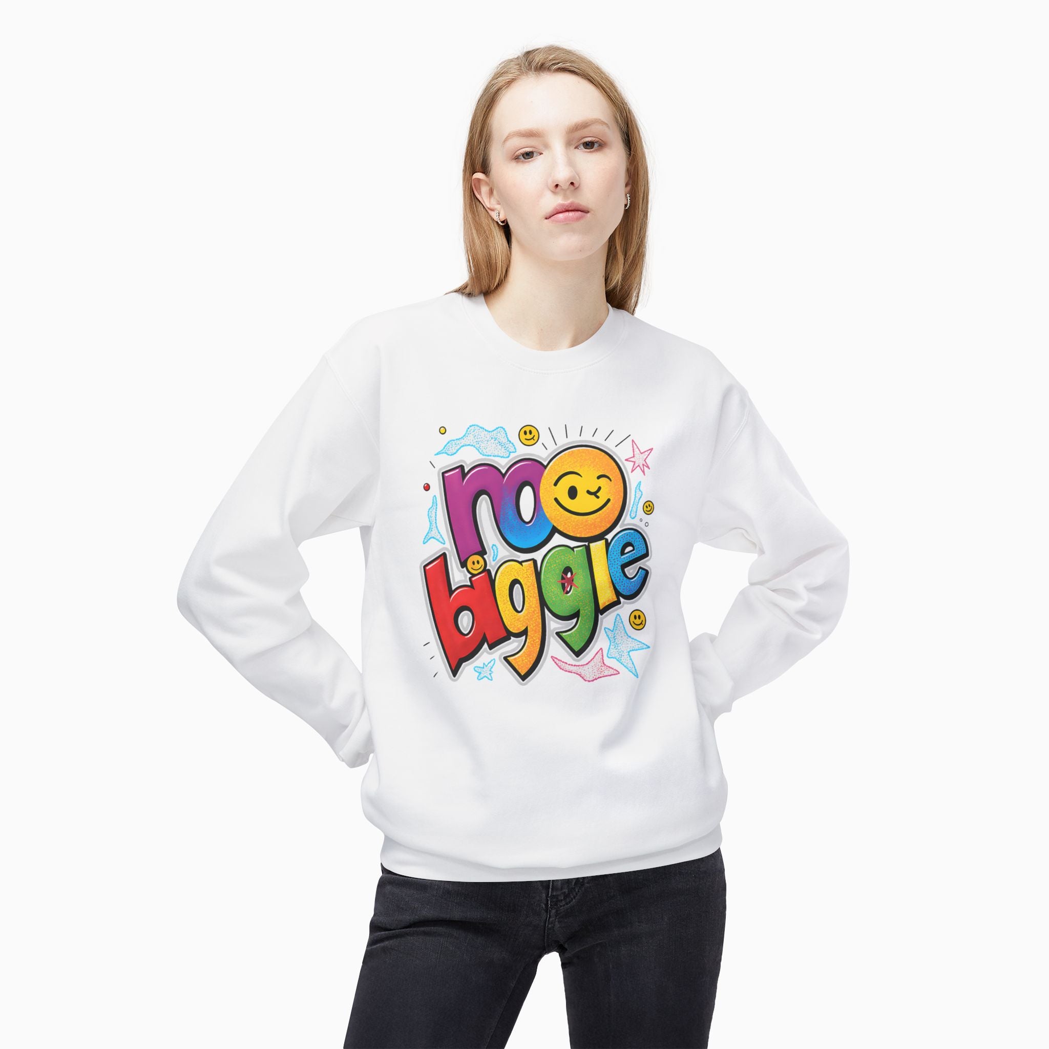 Emoji & No Biggie Unisex Sweatshirt