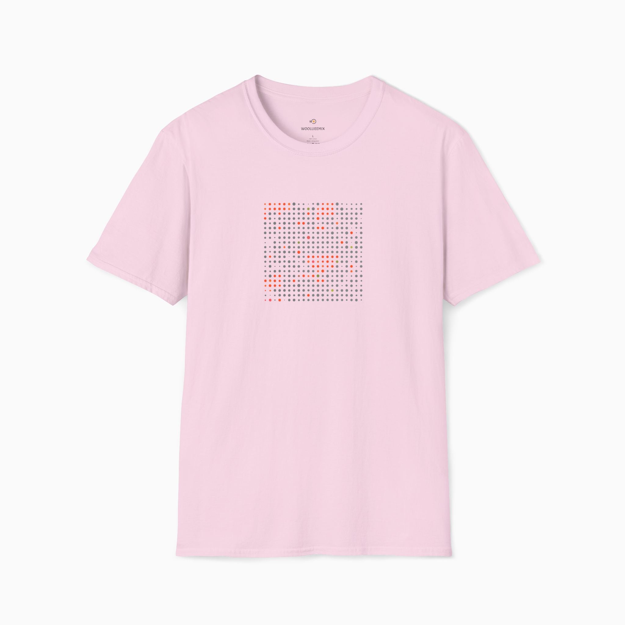 Grey & Red Qr Code Unisex T-Shirt