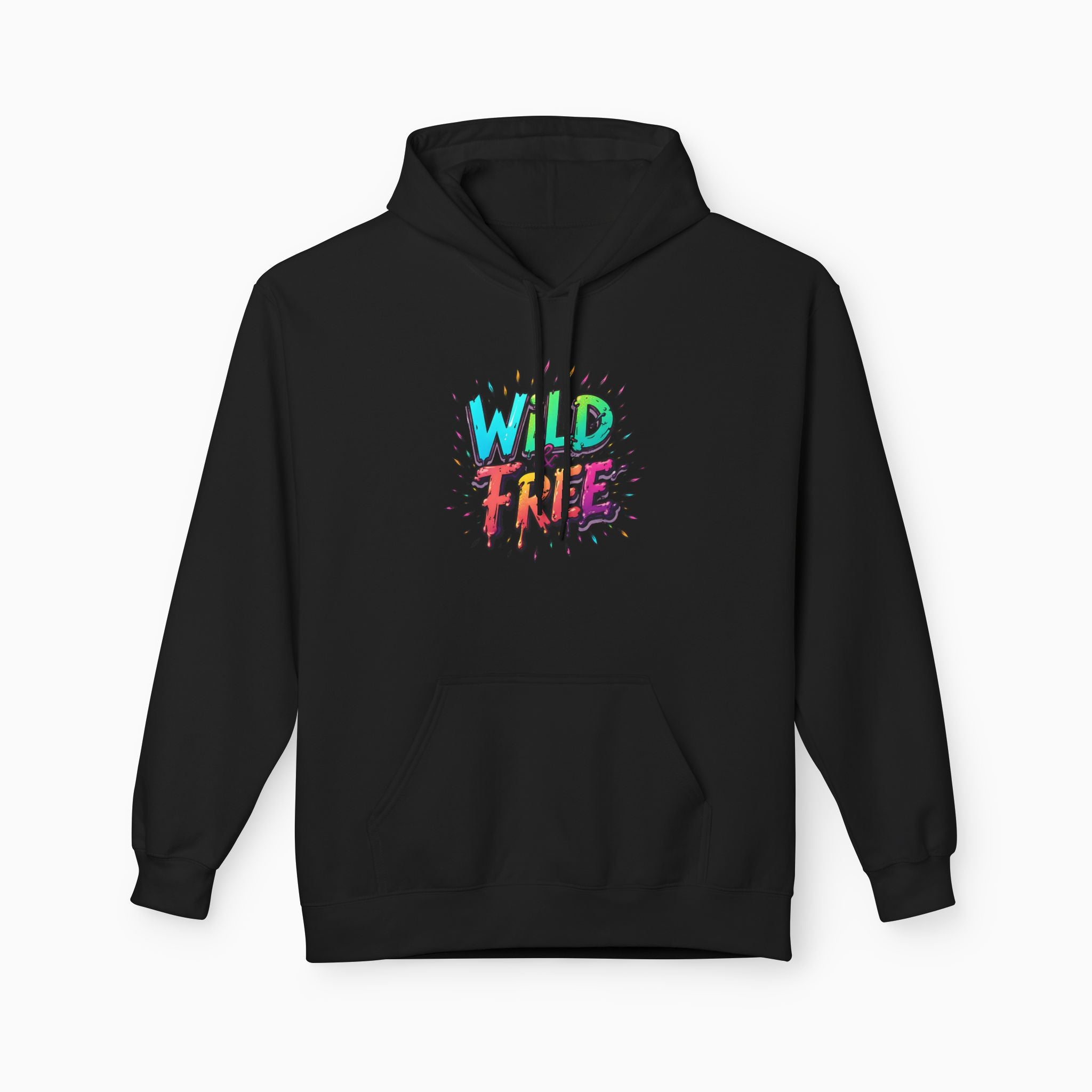 Neon Color Wild Free Unisex Hoodie