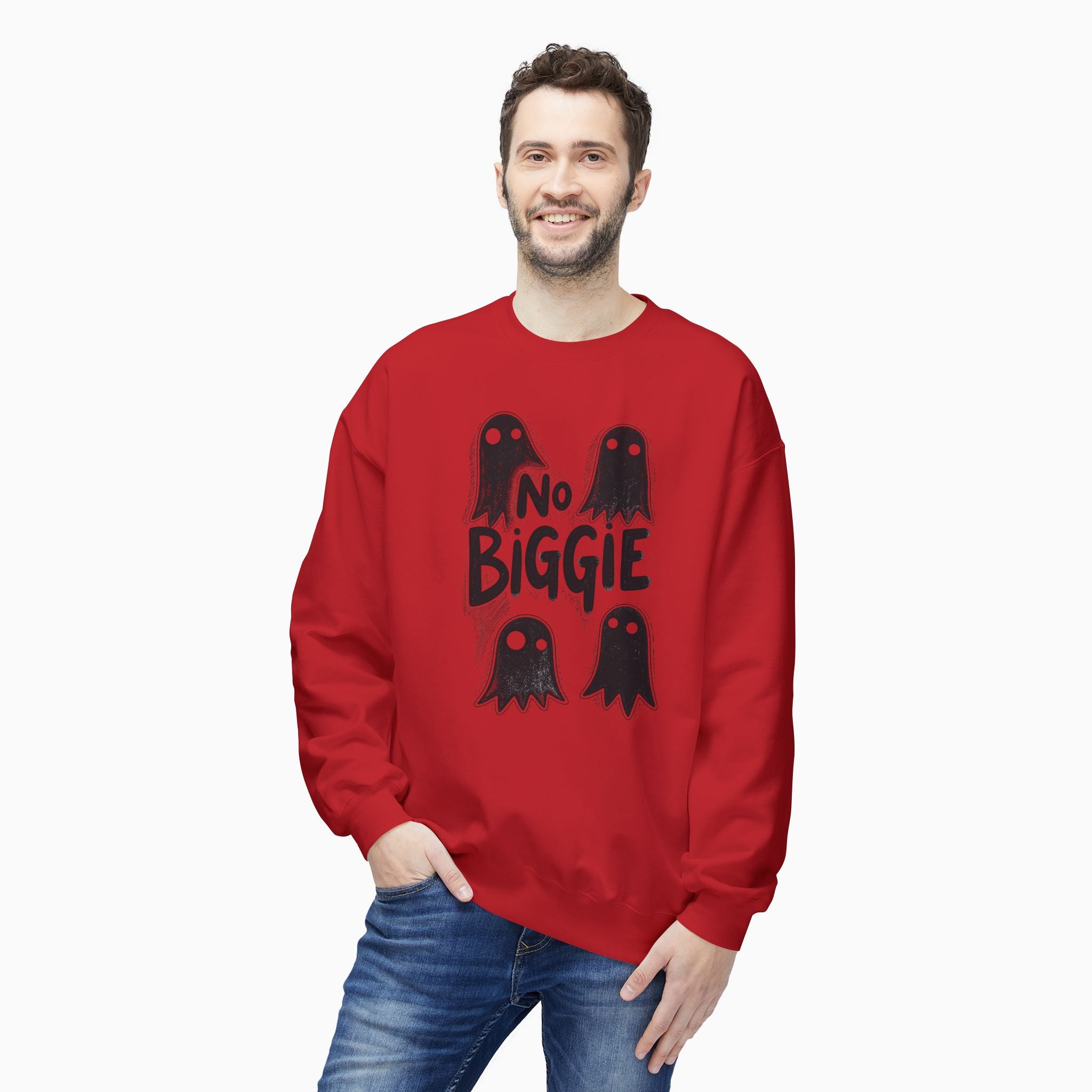 Boo Ghost & No Biggie Unisex Sweatshirt