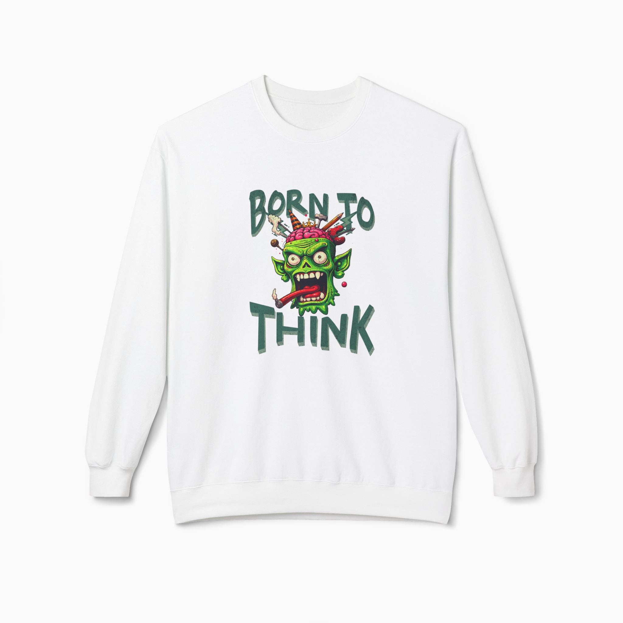 Born to Think Skull Unisex Sweatshirt