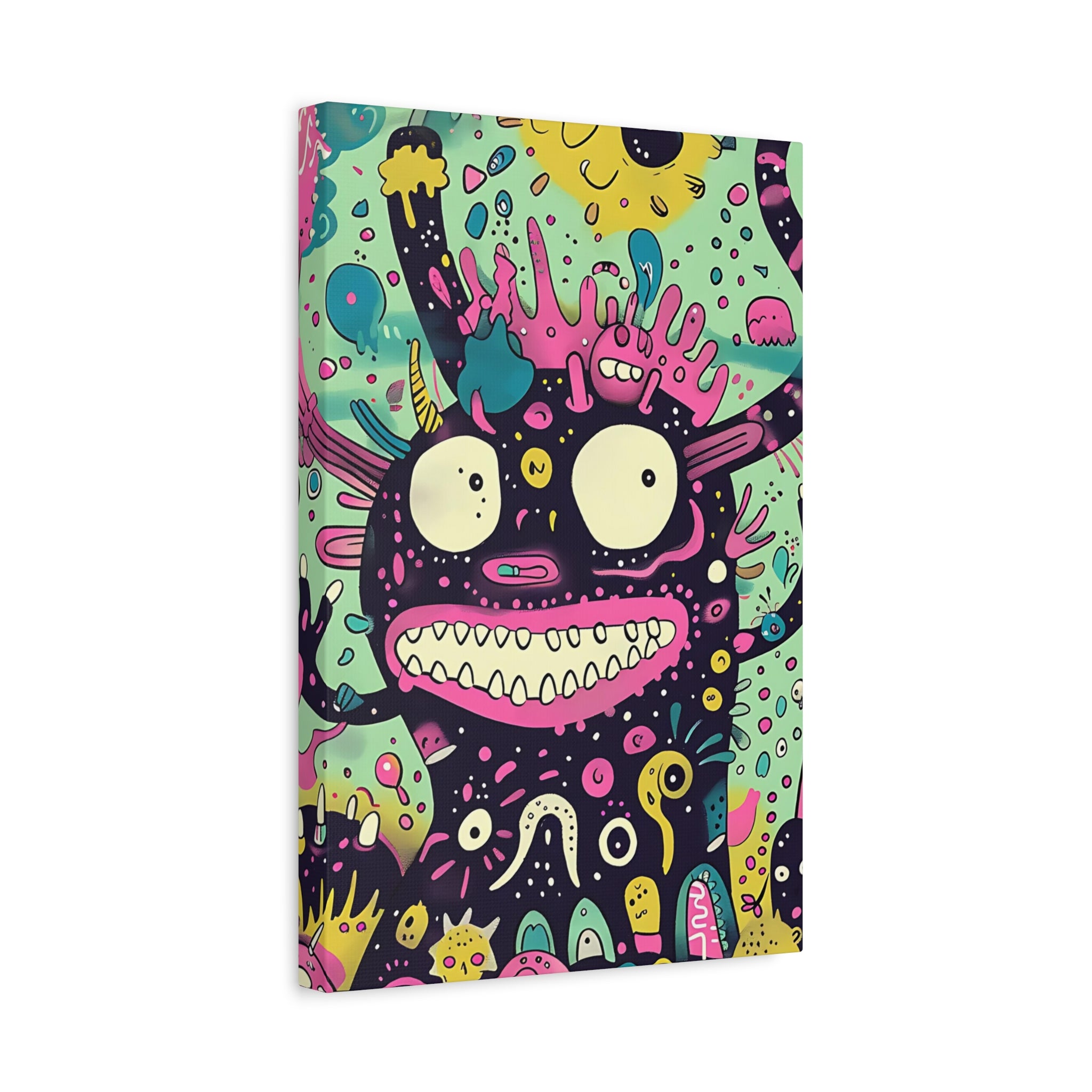 Chinese New Year Monster Canvas Print