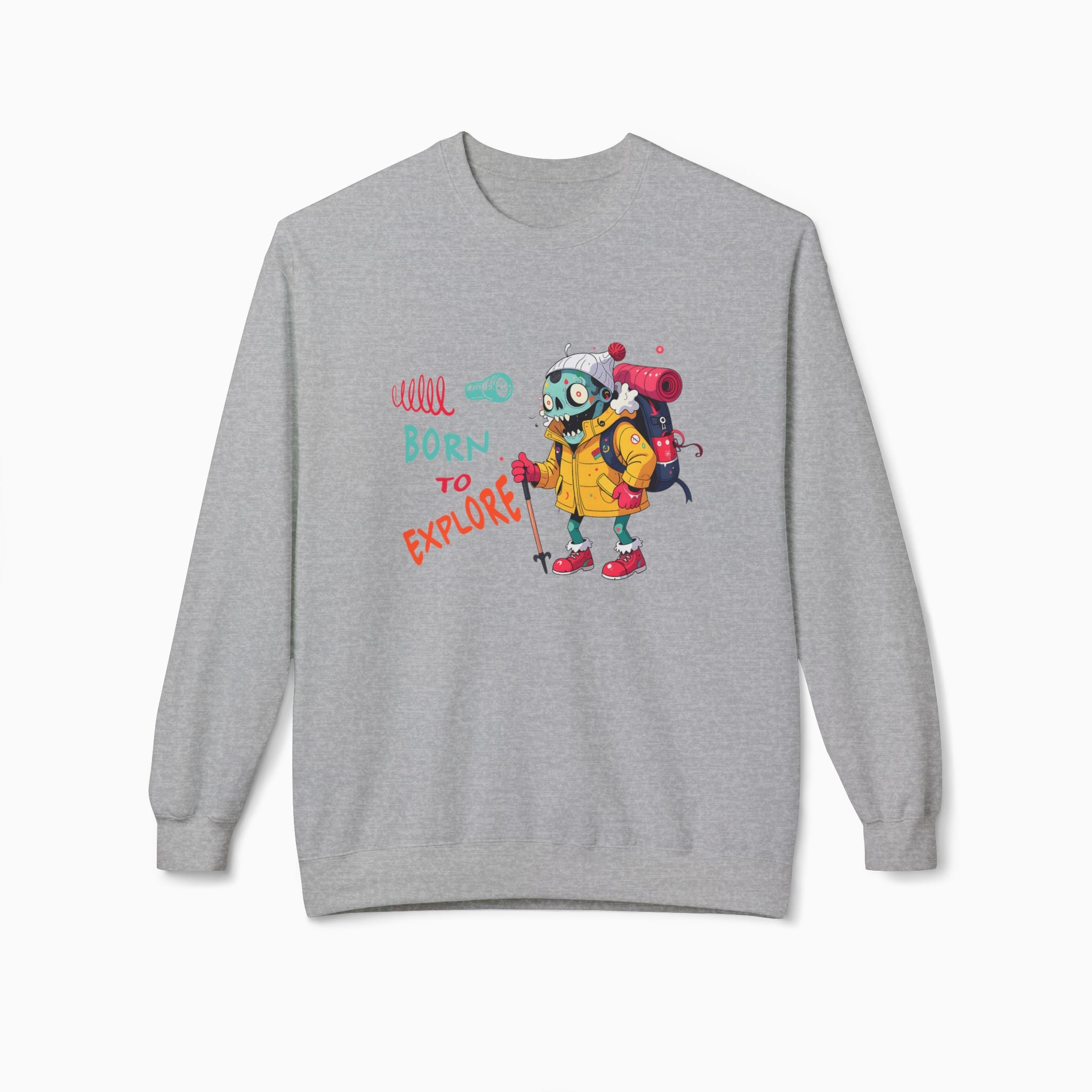 Born To Explore Zombie Unisex Sweatshirt