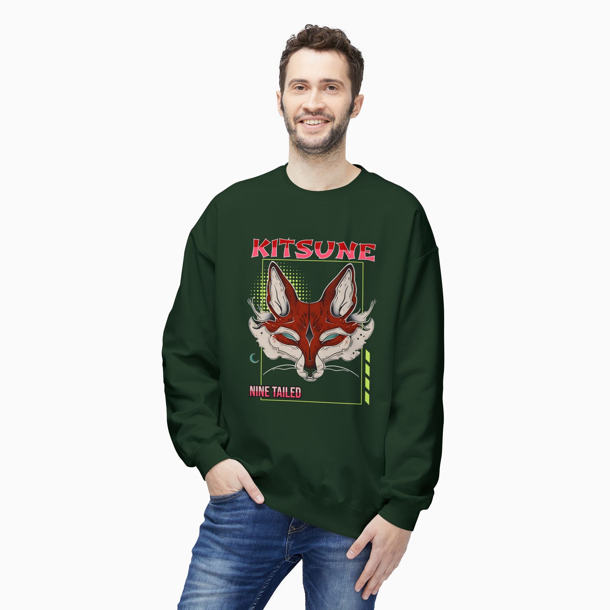 Kitsune Nine Tailed Fox Unisex Sweatshirt