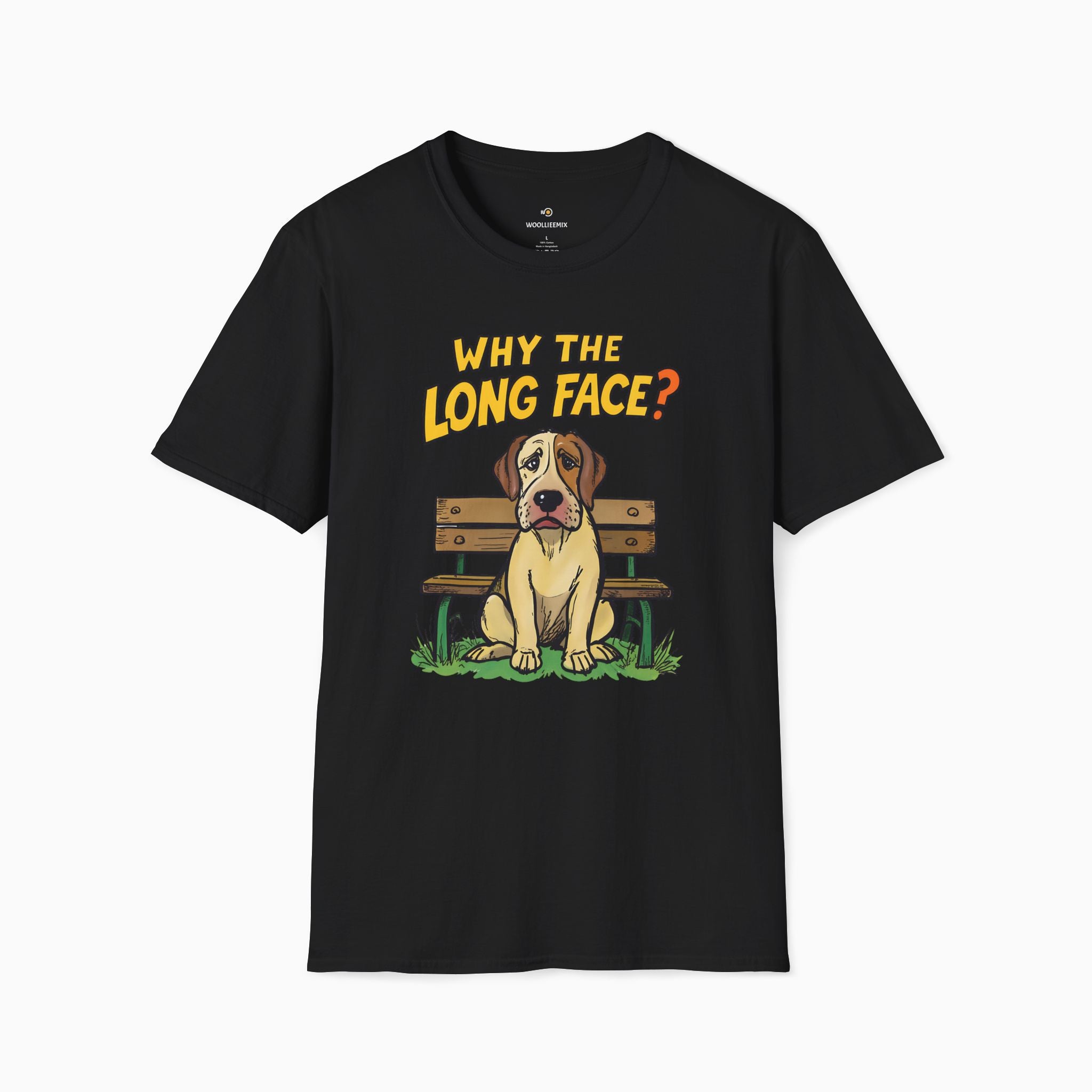 Funny Dog Why the Long Face Unisex T-Shirt