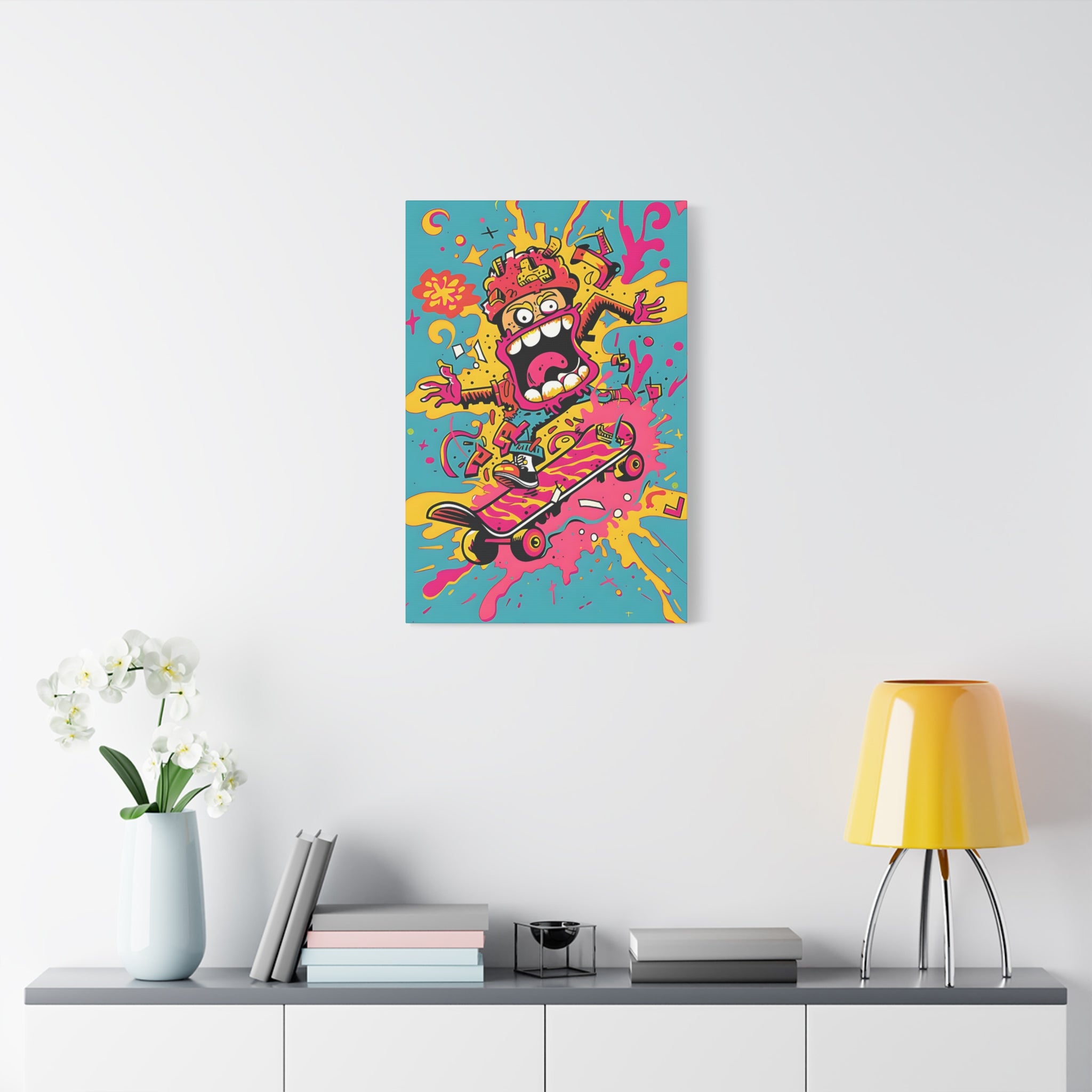 Skateboarder Canvas Print