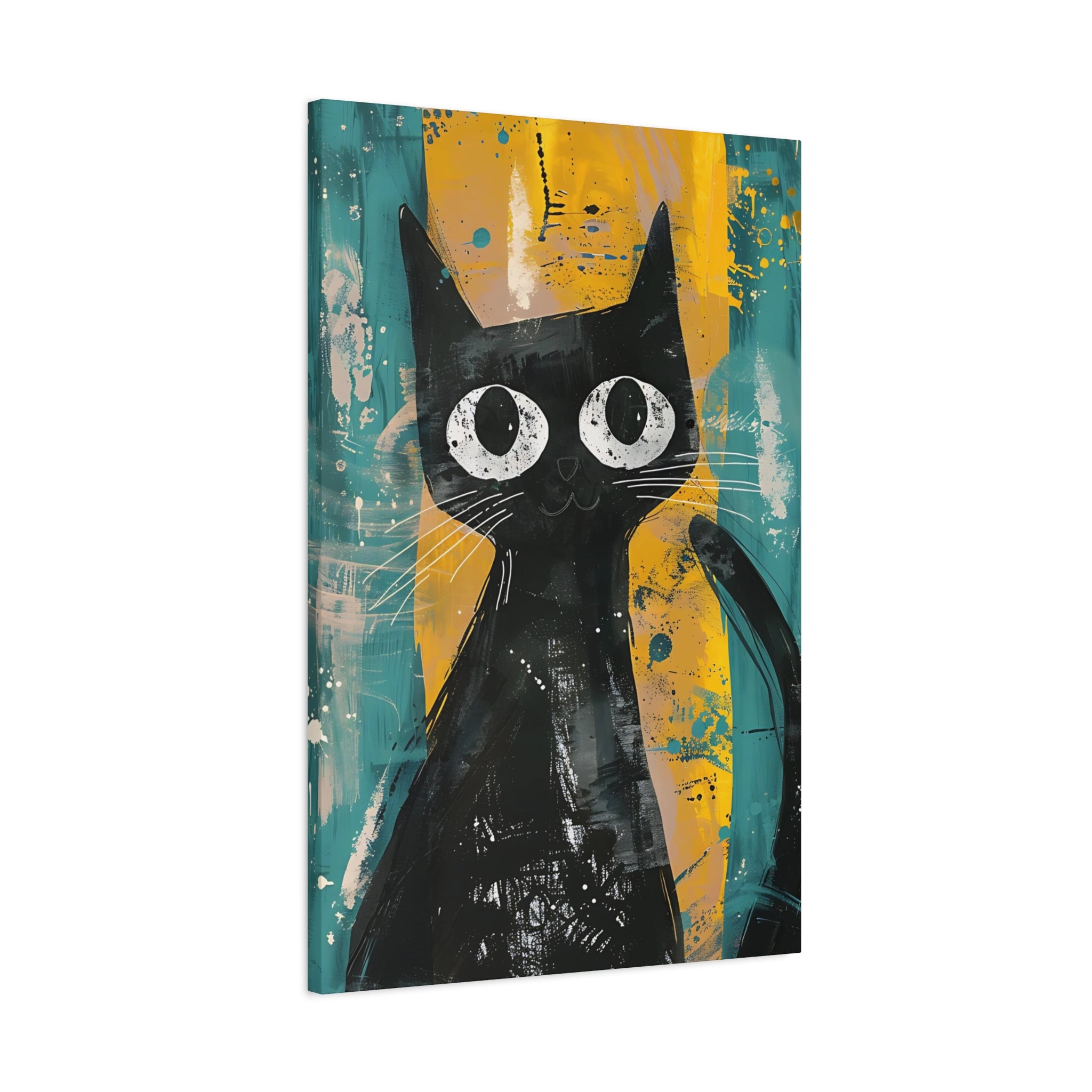 Black Cat Canvas Print