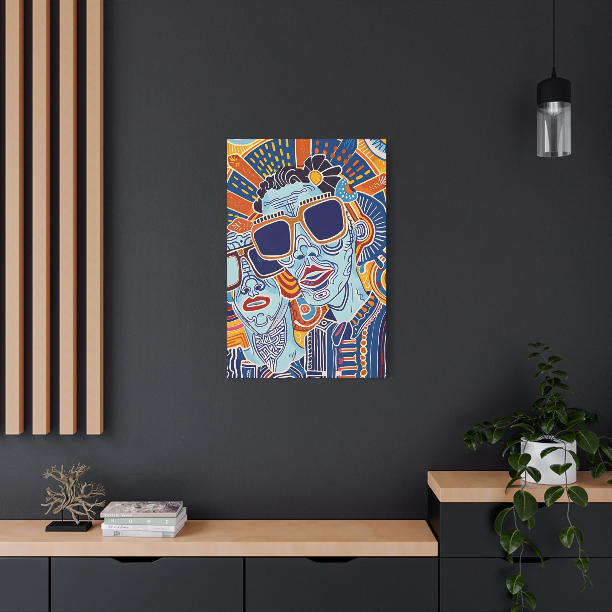 Dynamic Duo Vibes Canvas Print