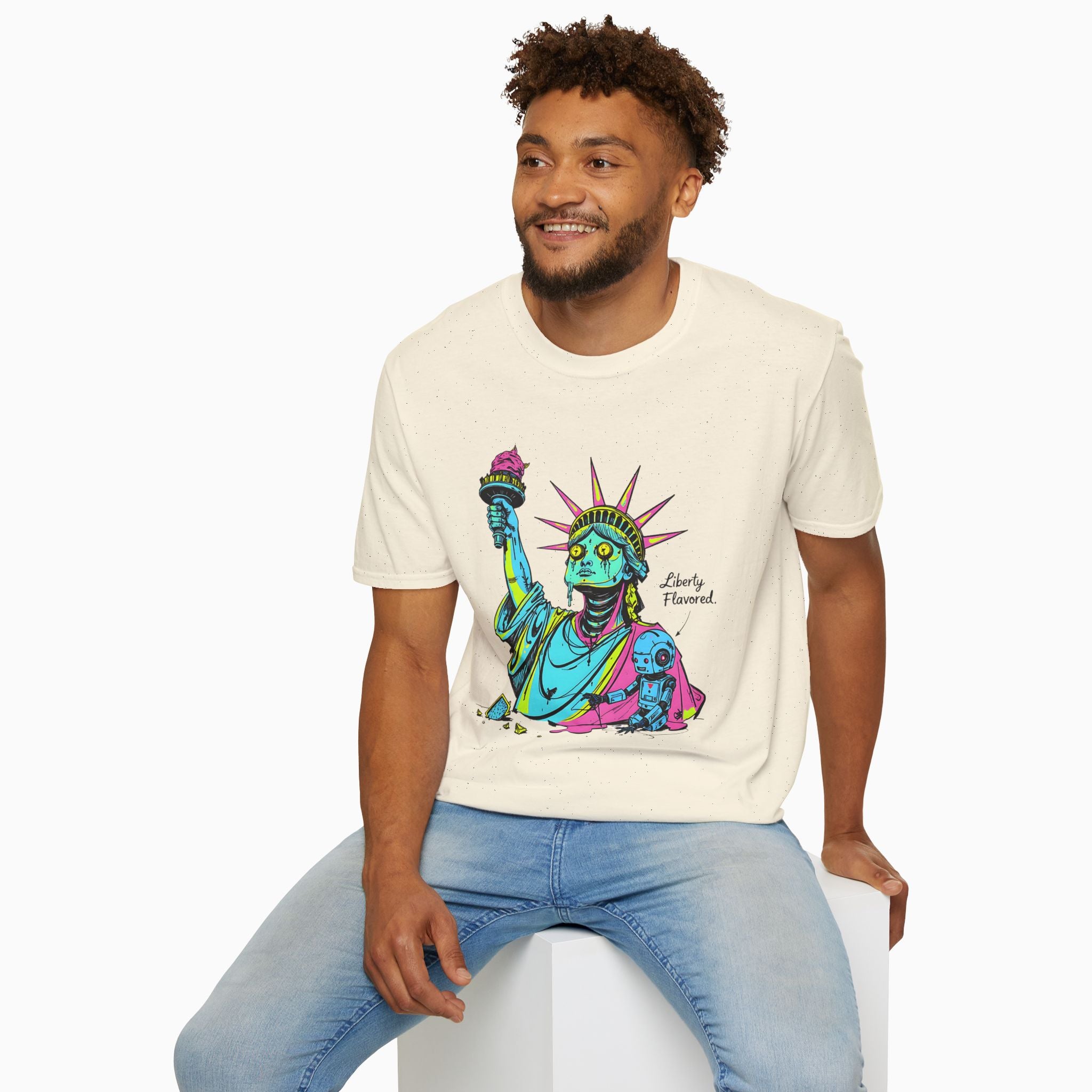 Statute of Liberty Dark Humor Unisex T-Shirt