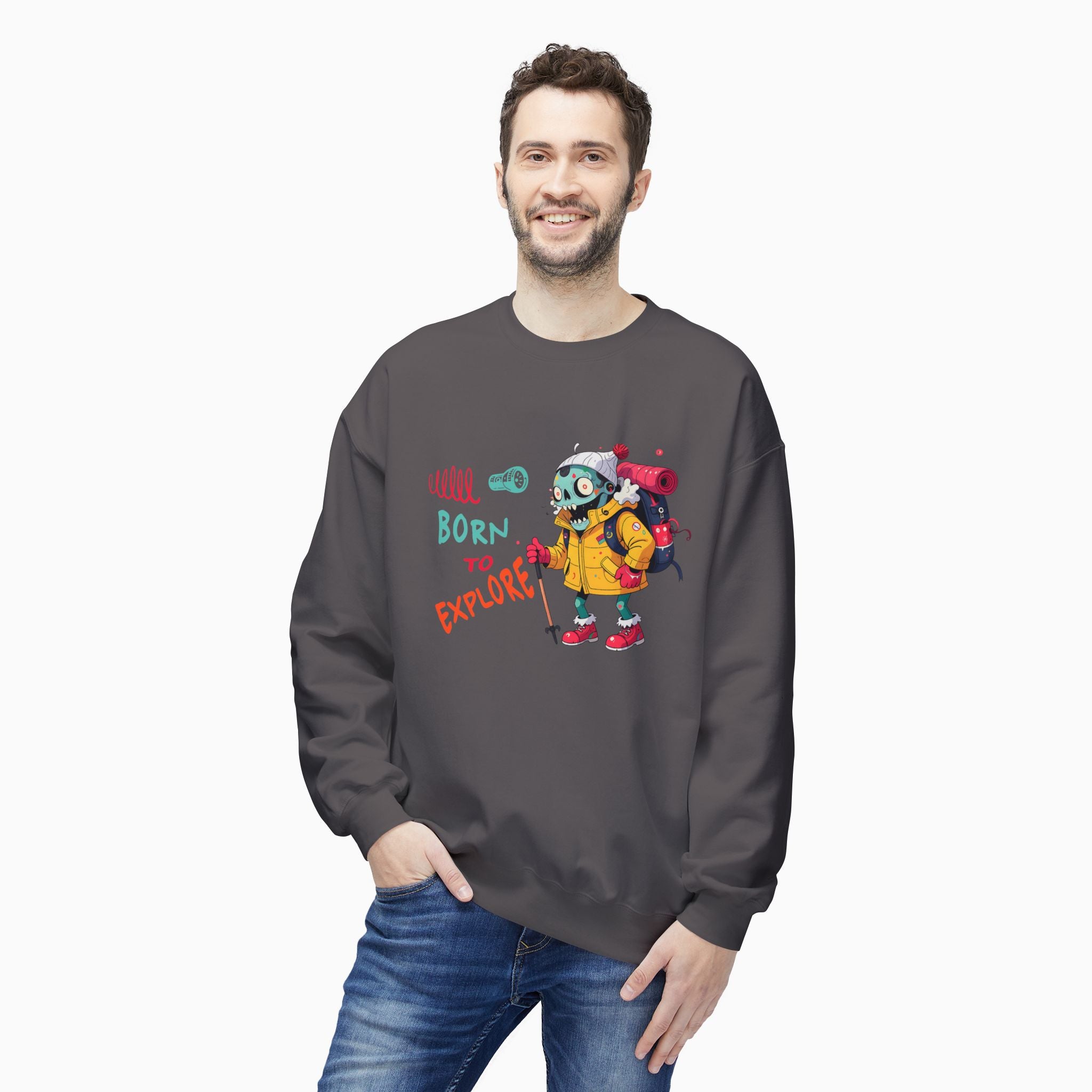 Born To Explore Zombie Unisex Sweatshirt