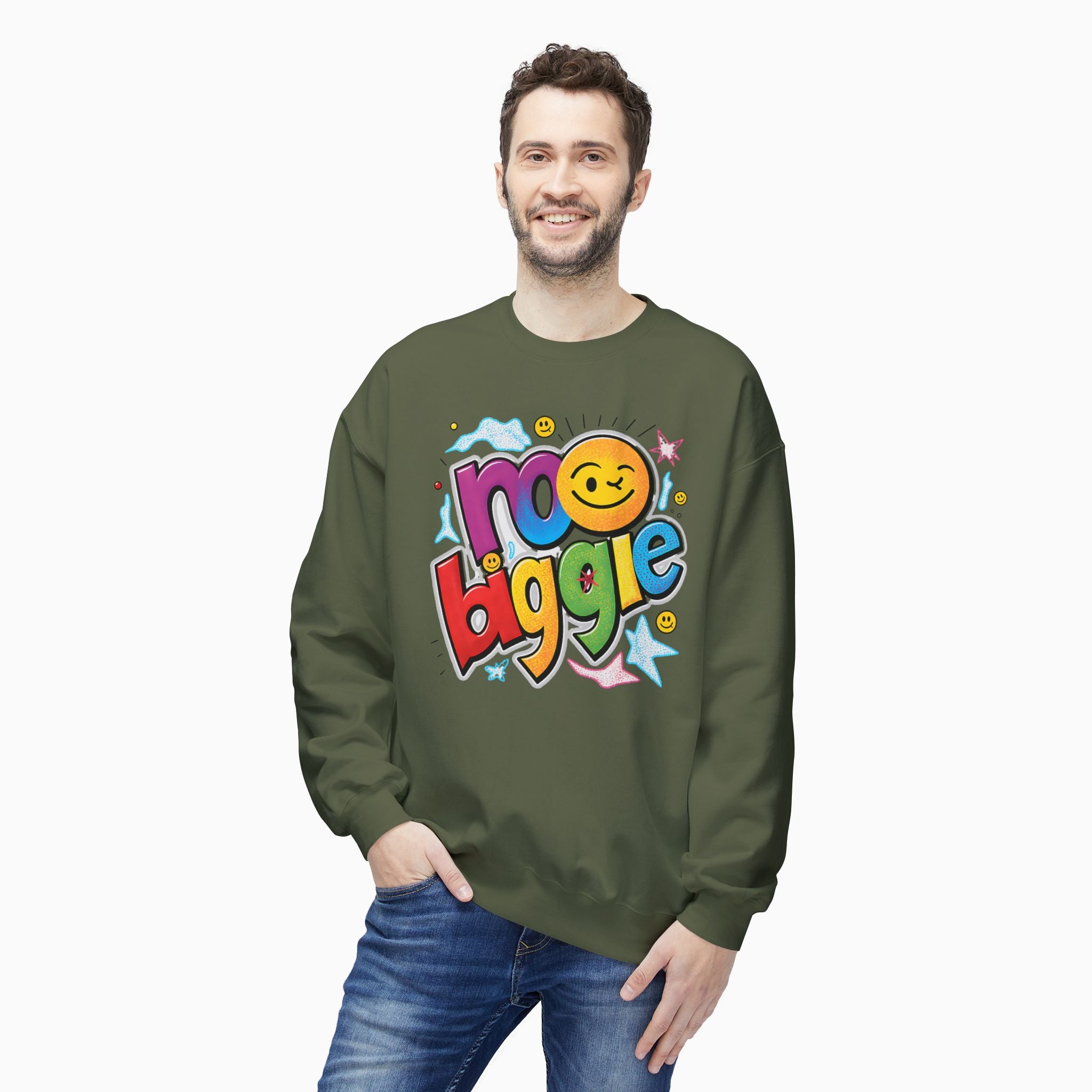 Emoji & No Biggie Unisex Sweatshirt