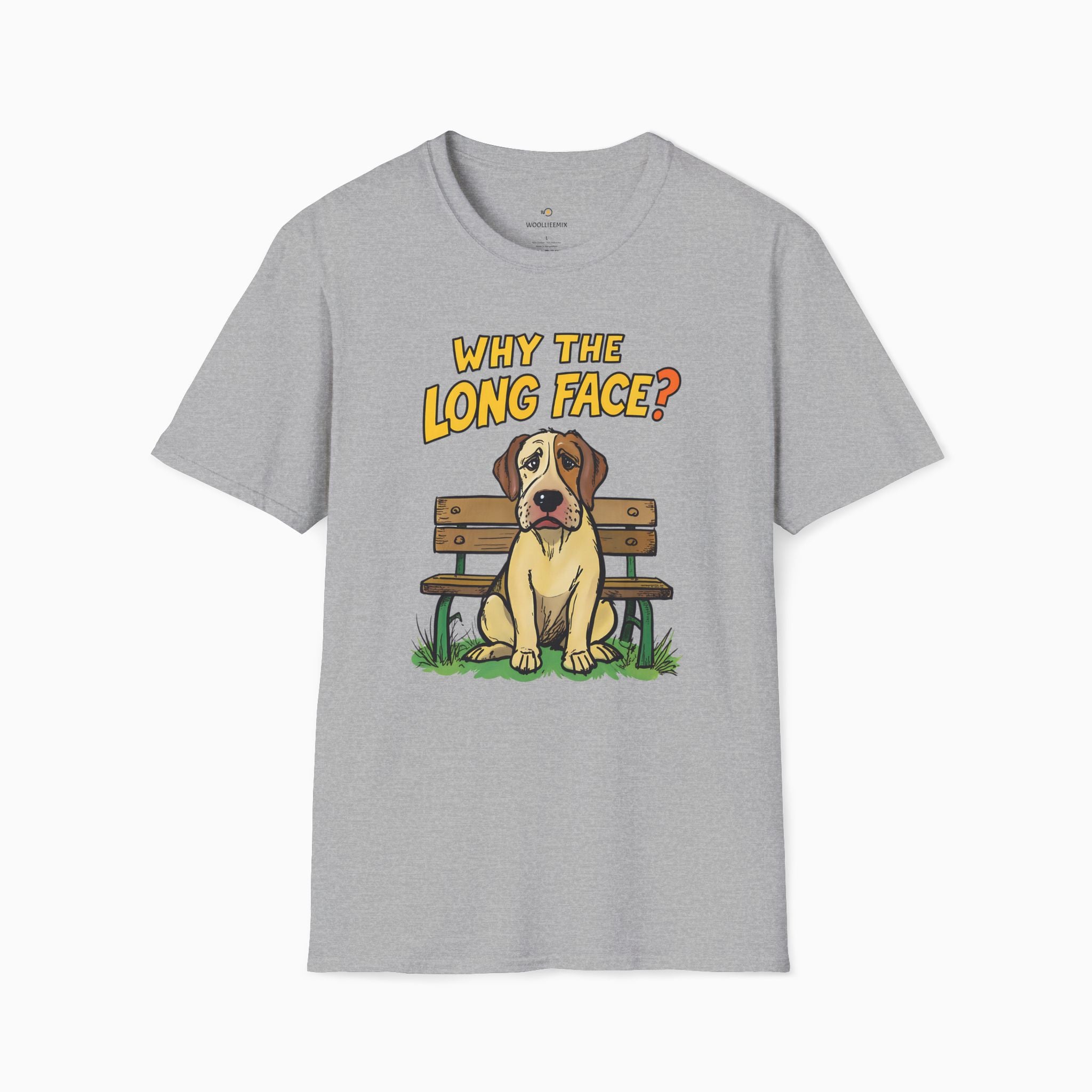 Funny Dog Why the Long Face Unisex T-Shirt