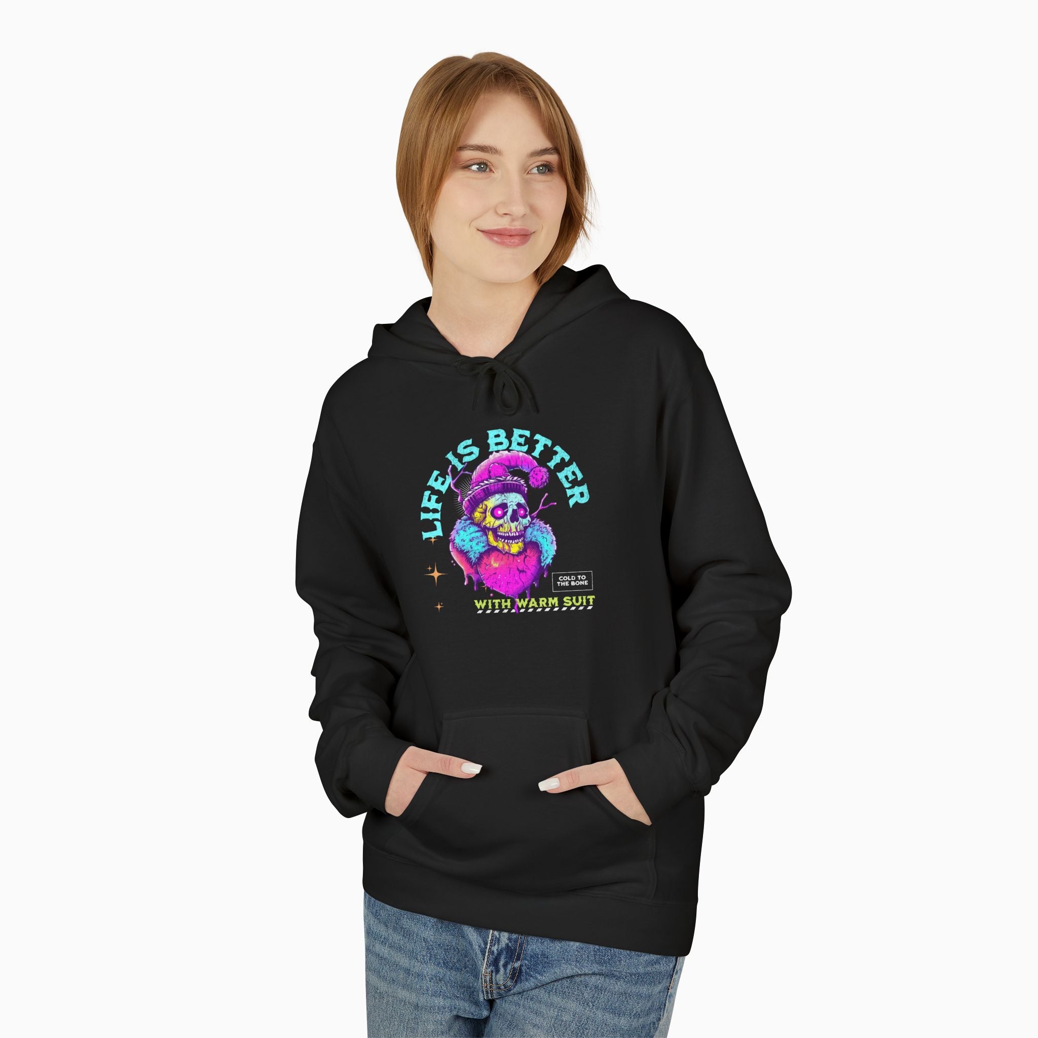 Life Is Better With Warm Suit Unisex Hoodie