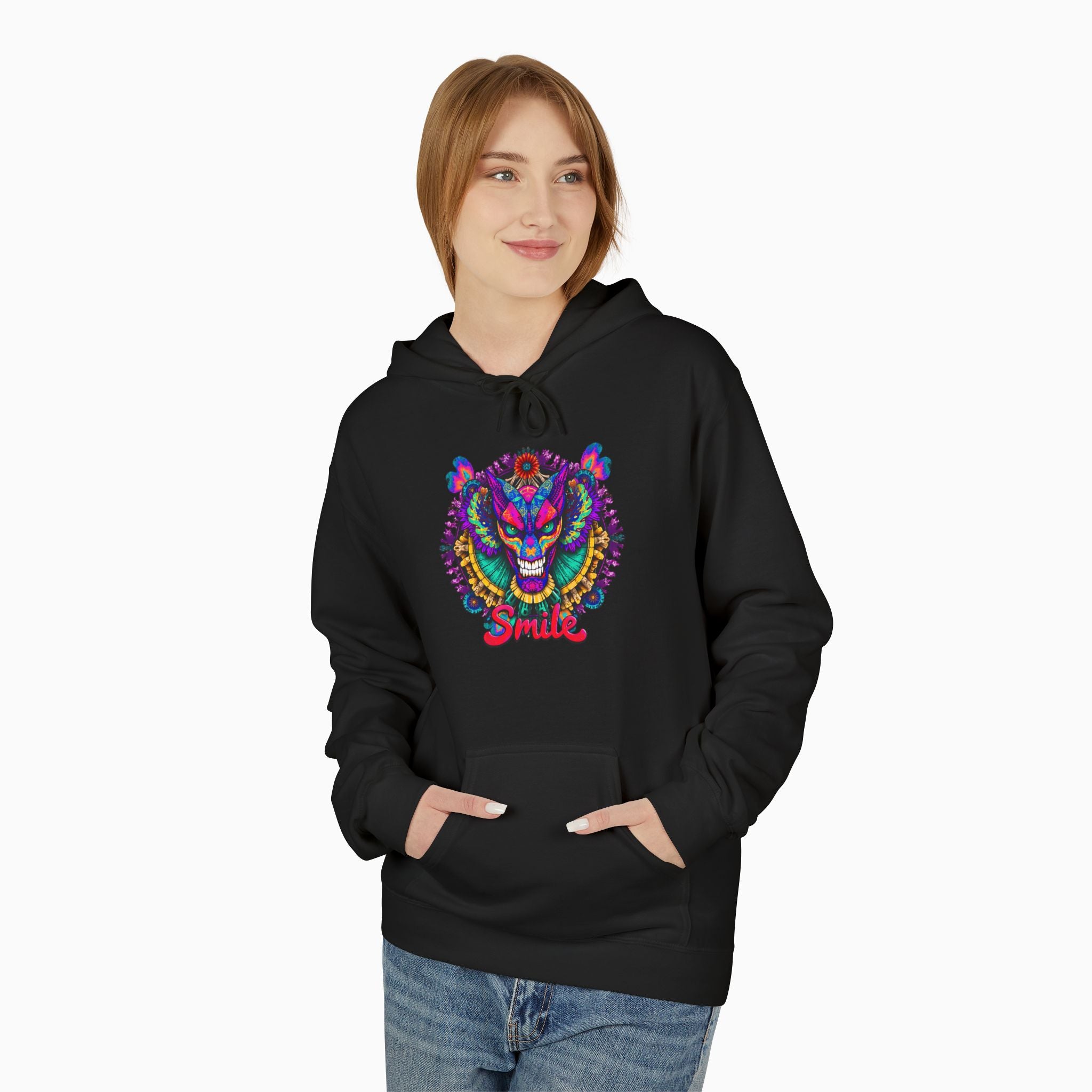 Dragon Smile Pixel Art Unisex Hoodie