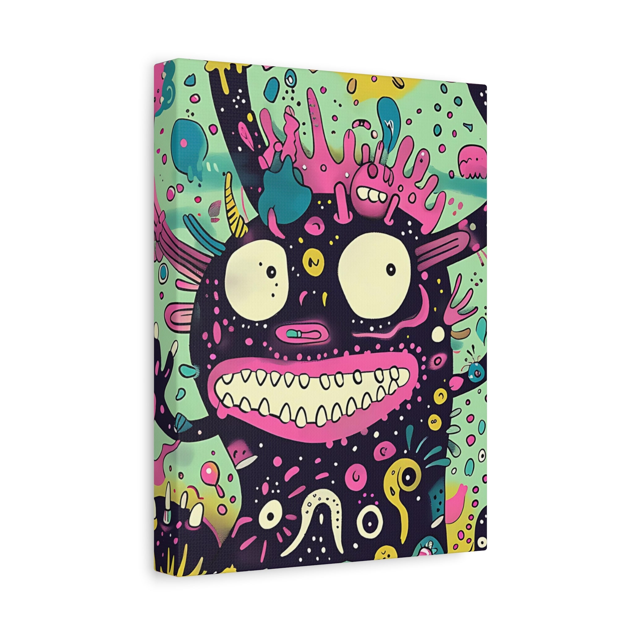 Chinese New Year Monster Canvas Print