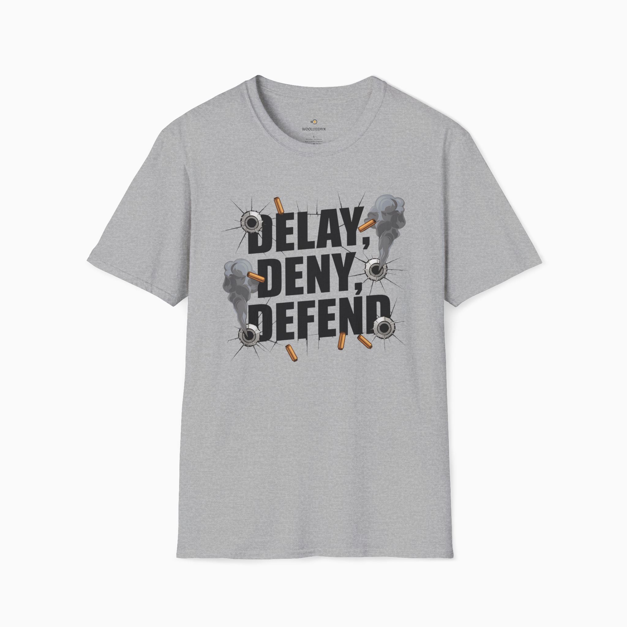 DELAY, DENY, DEFEND Unisex T-Shirt