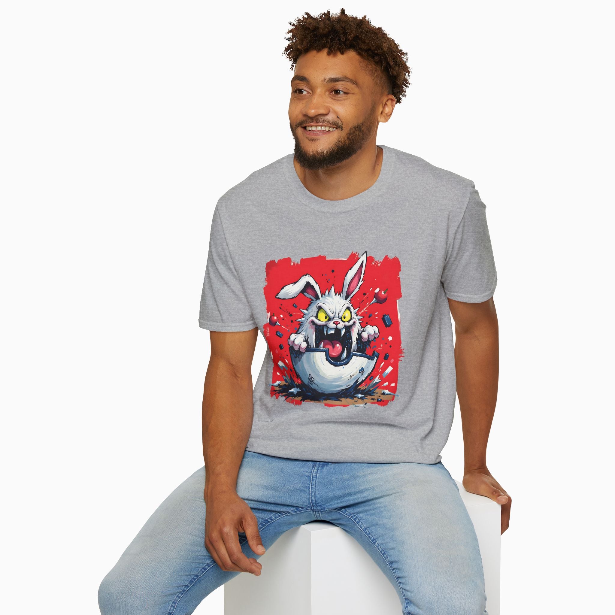 Crazy Rabbit Poké Ball Unisex T-Shirt