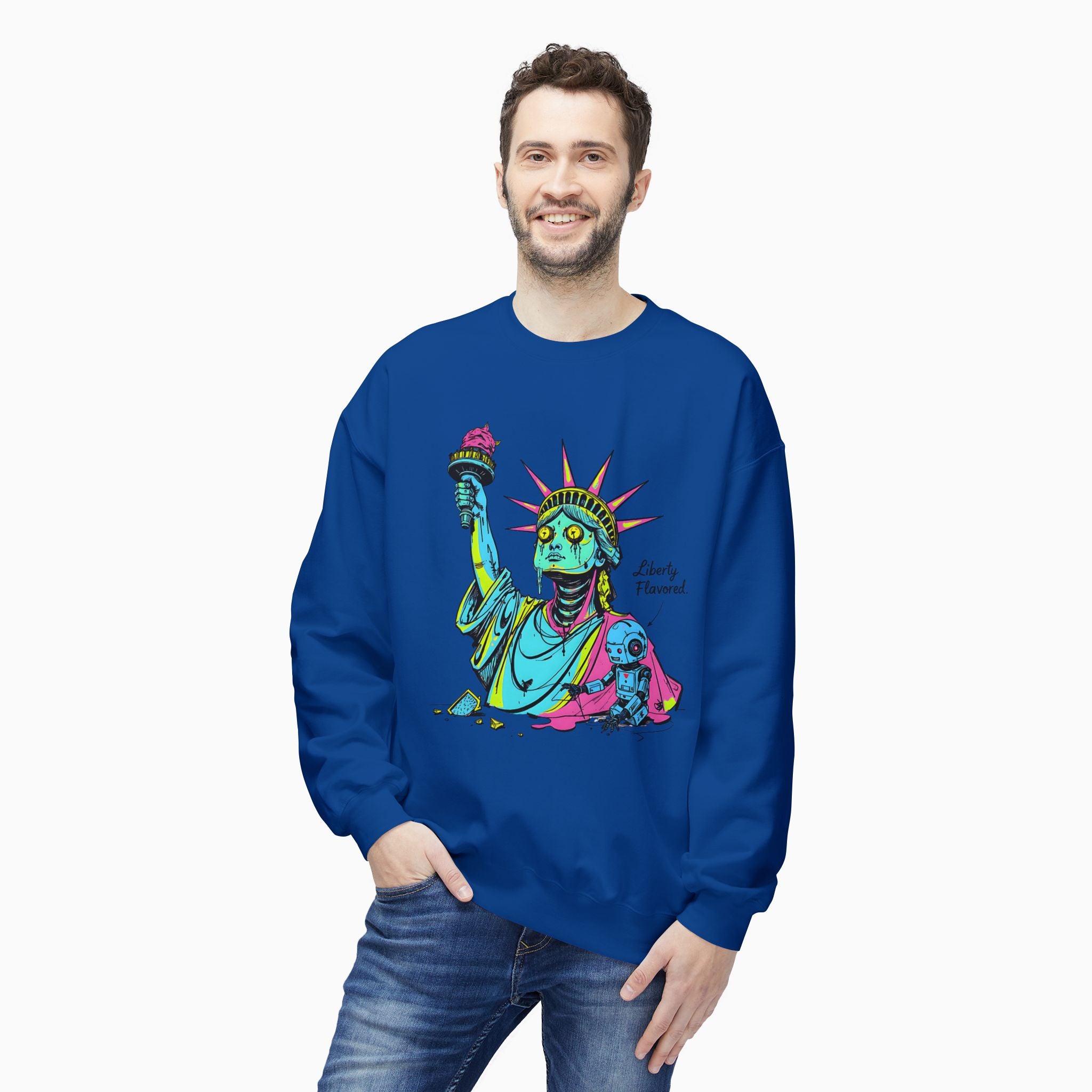 Statute of Liberty Dark Humor Unisex Sweatshirt