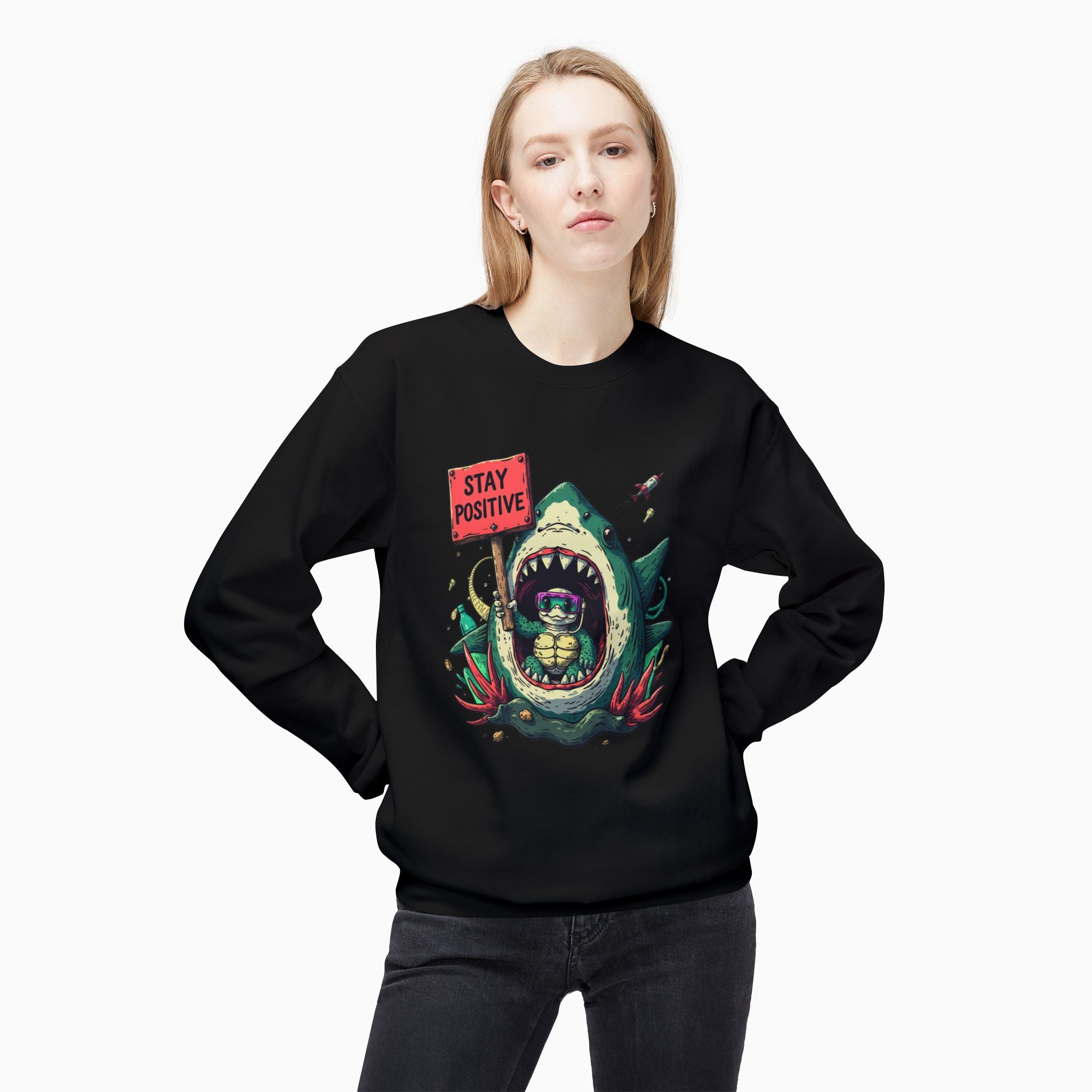 Stay Positive Unisex Sweatshirt