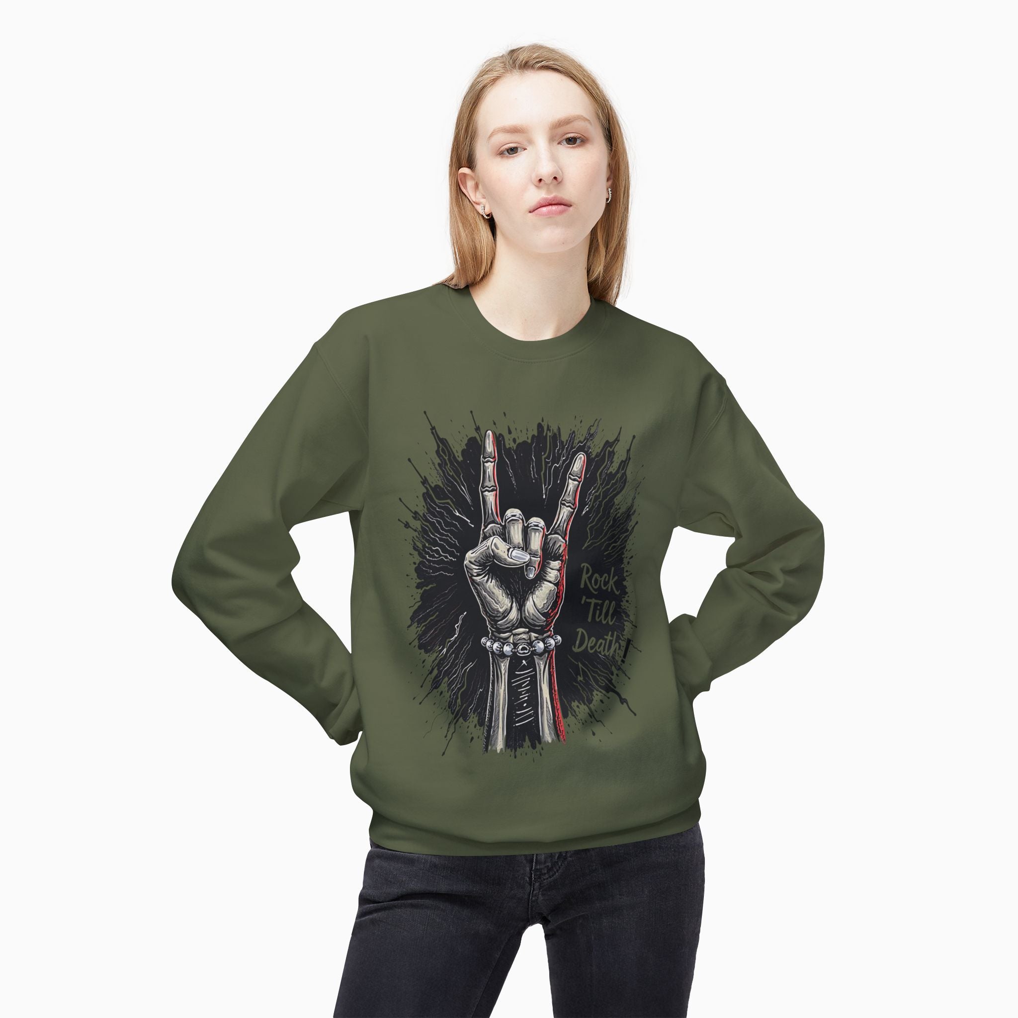 Rock and Roll Till Death Unisex Sweatshirt