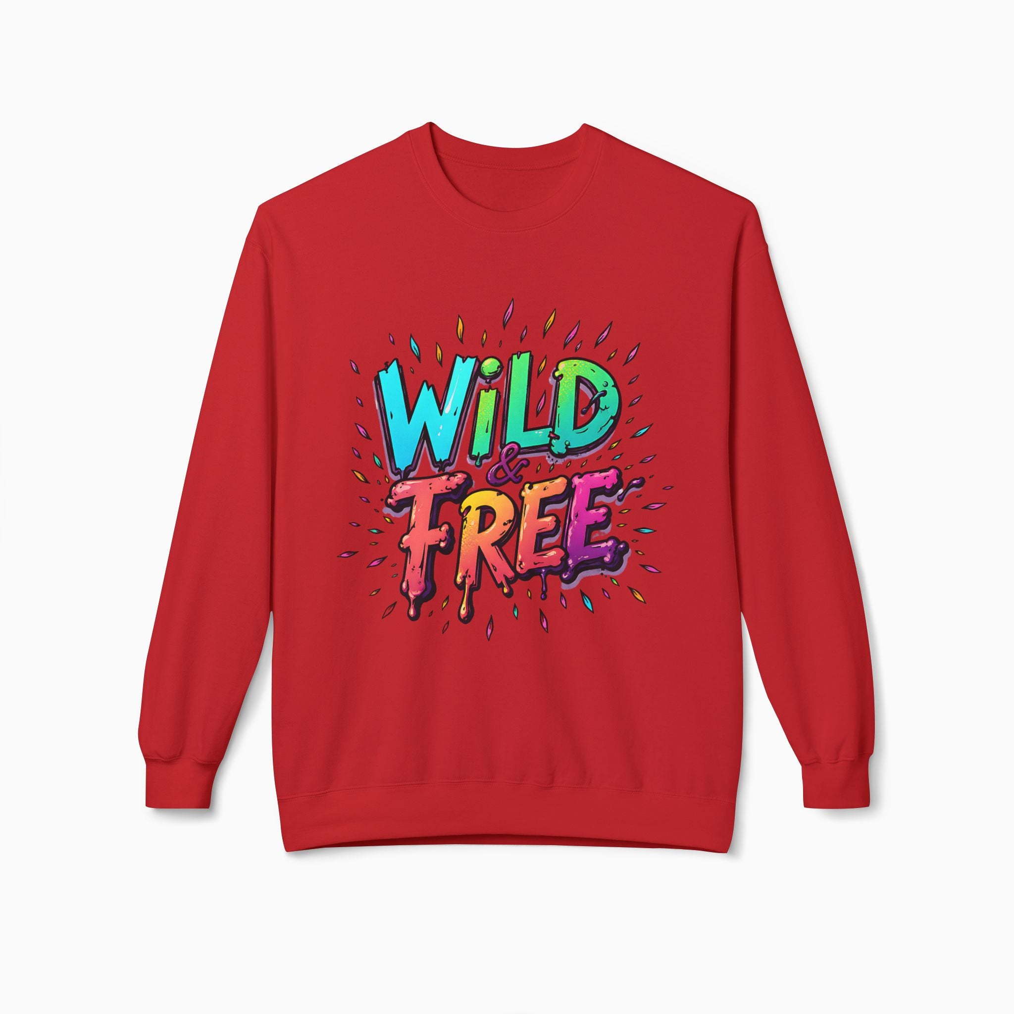 Neon Color Wild Free Unisex Sweatshirt