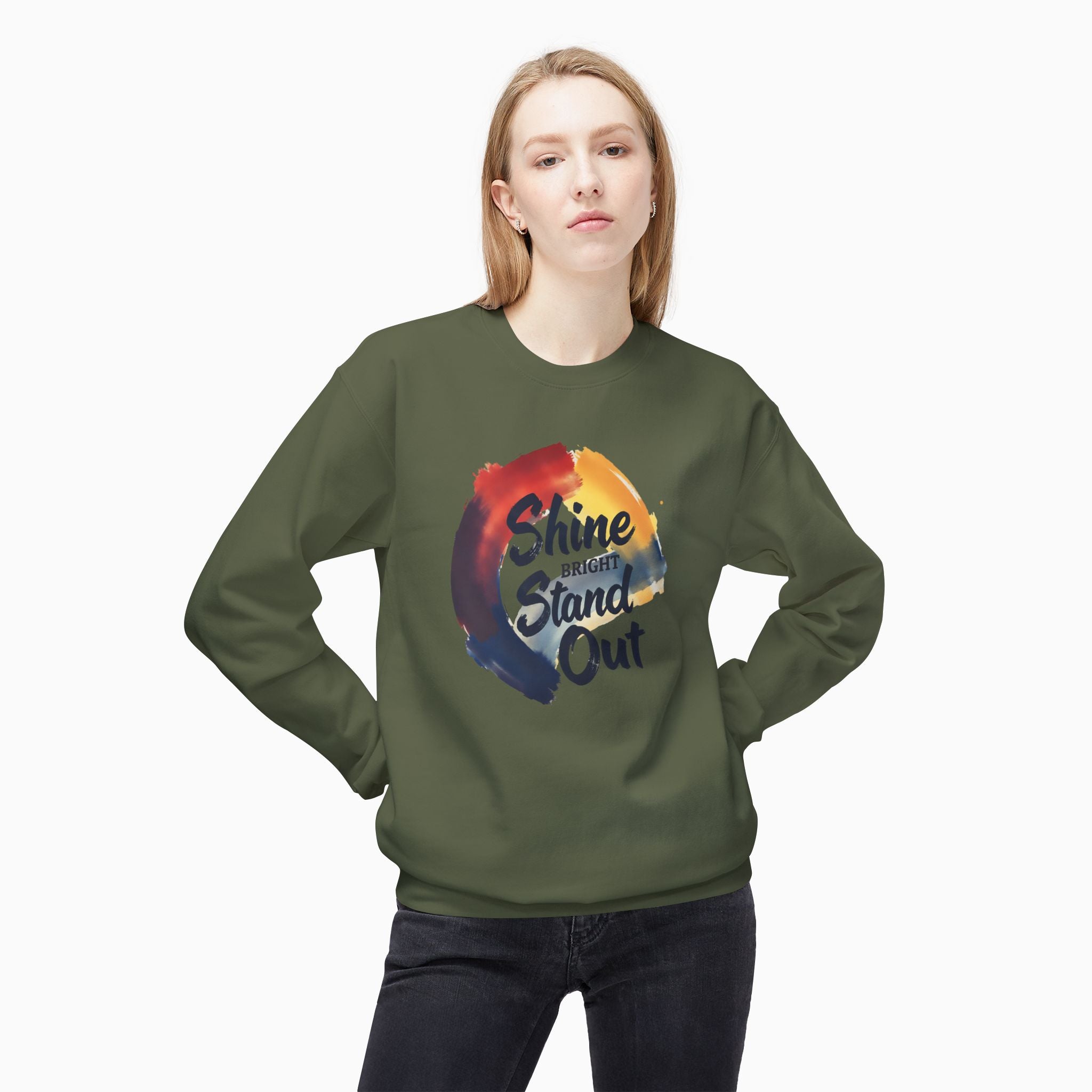 Shine Bright, Stand Out Unisex Sweatshirt