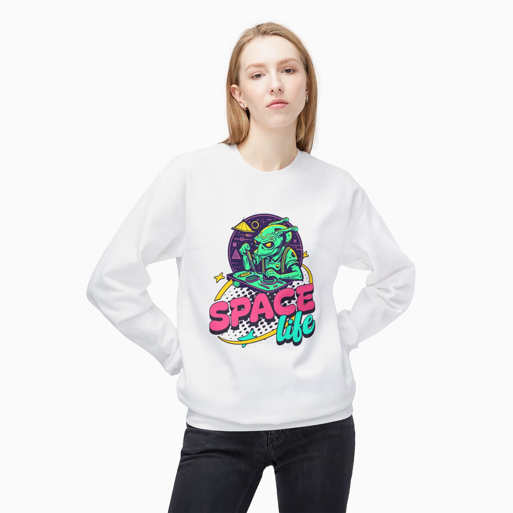 Alien Space Life Unisex Sweatshirt