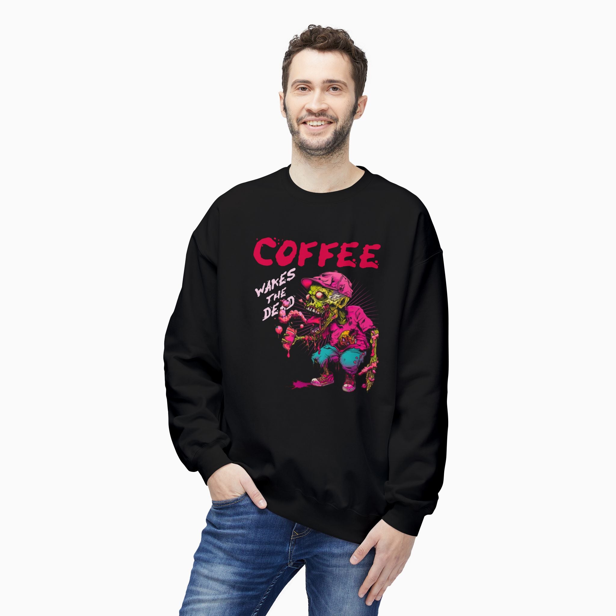 Coffee Wakes The Dead Unisex Sweatshirt