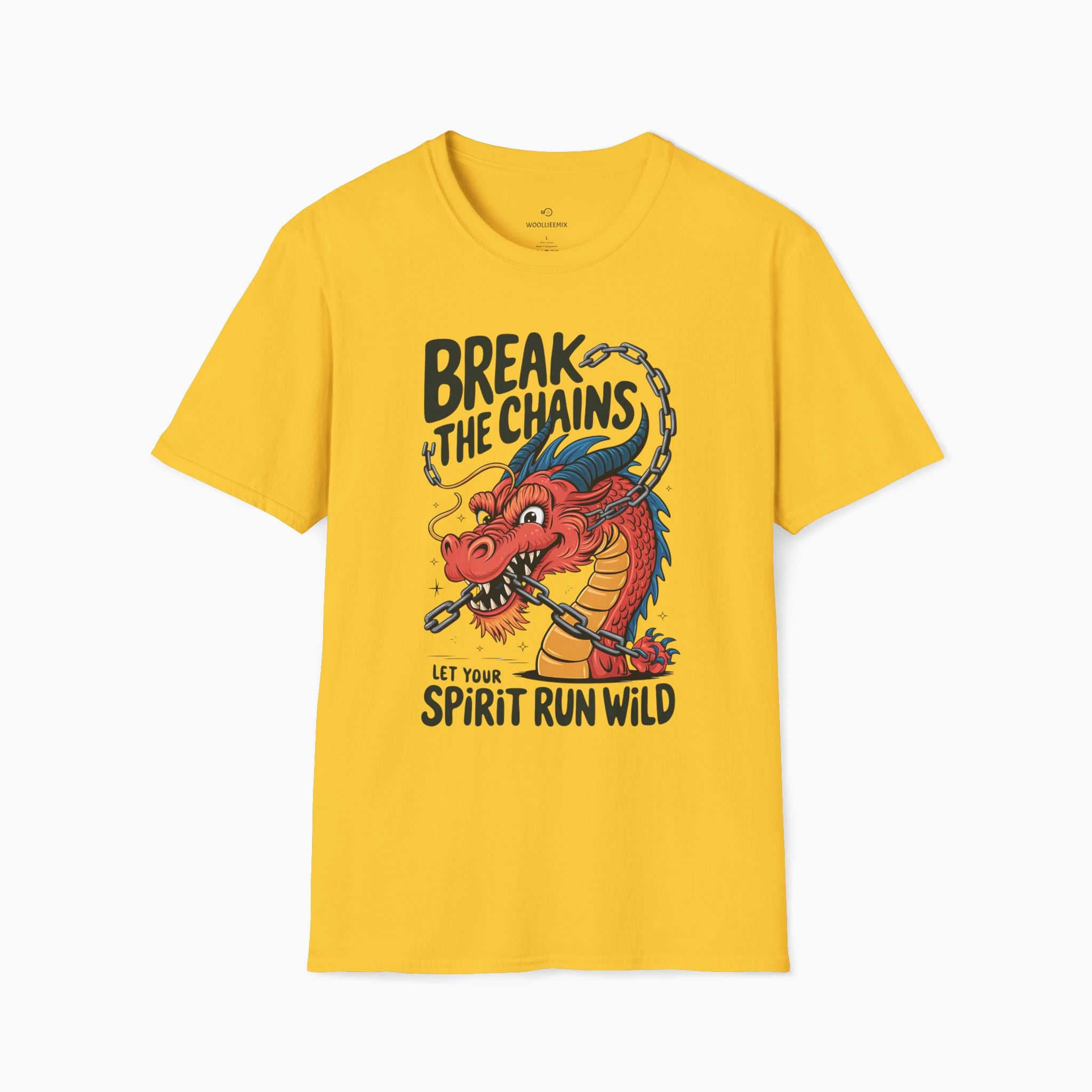 China Dragon Break the Chains Unisex T-Shirt