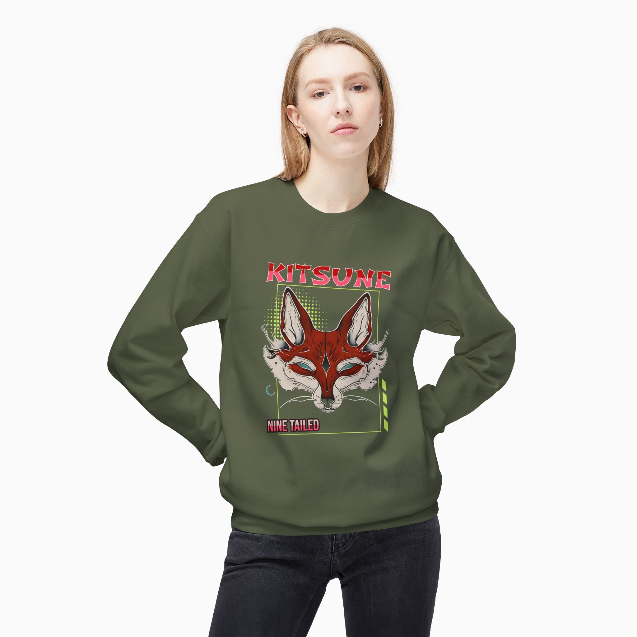 Kitsune Nine Tailed Fox Unisex Sweatshirt