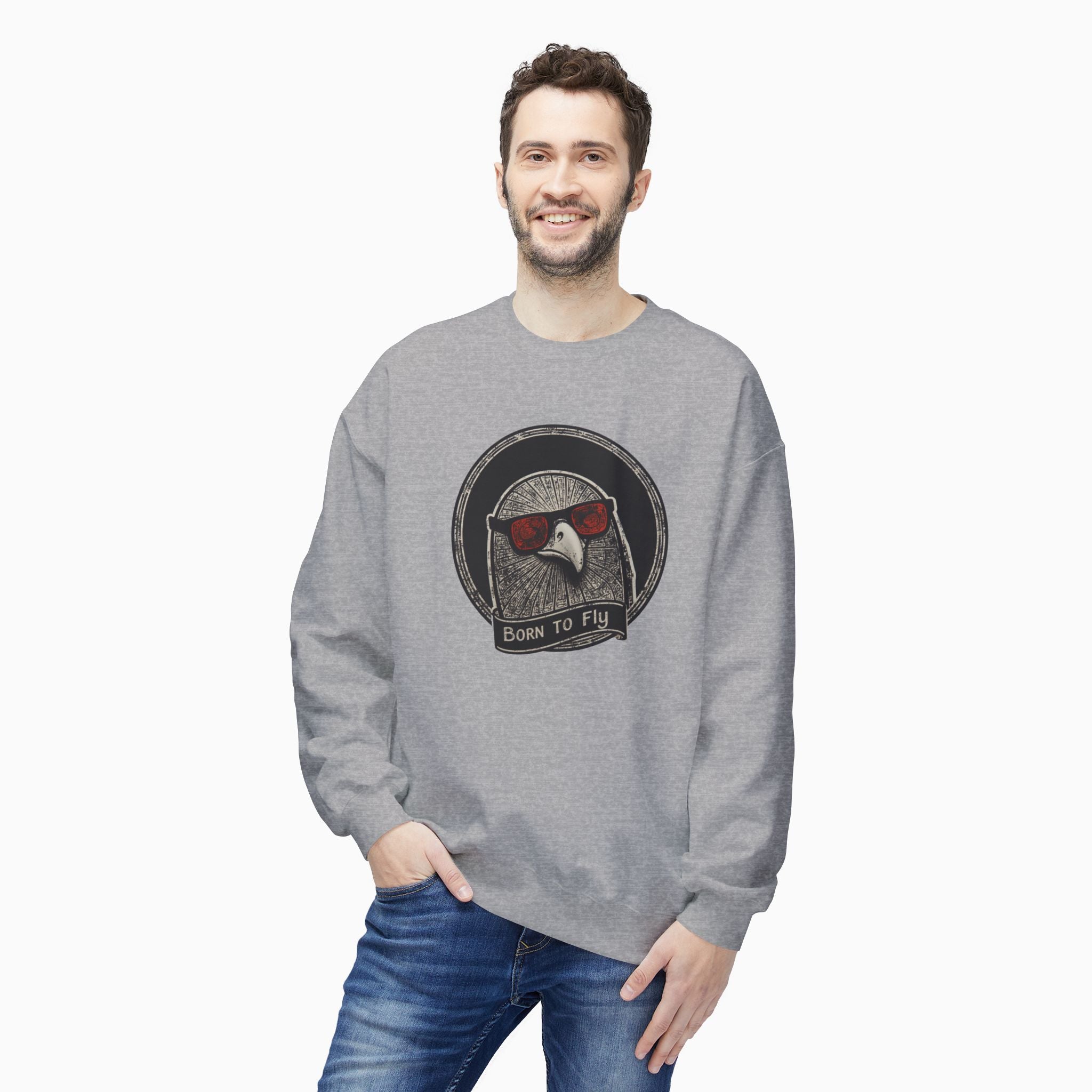 Born To Fly Eagle Unisex Sweatshirt