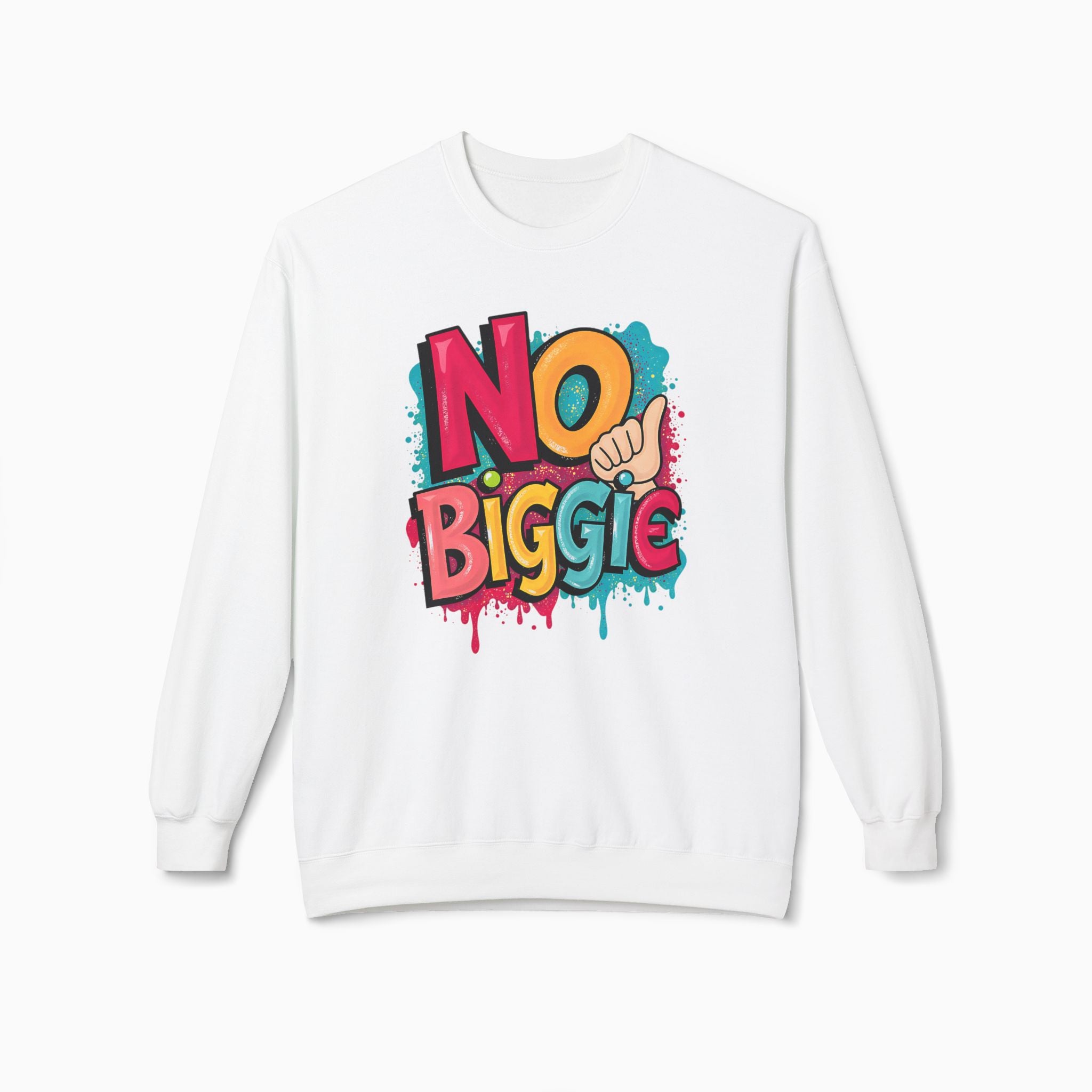 Thumbs Up & No Biggie Unisex Sweatshirt