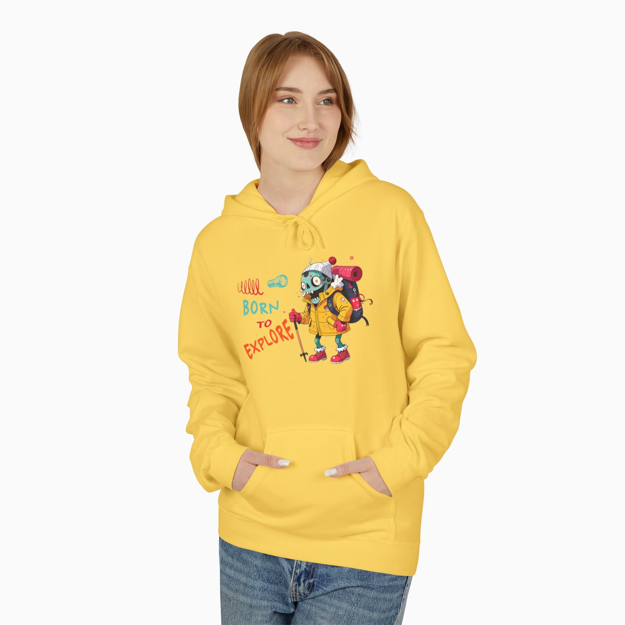 Born To Explore Zombie Unisex Hoodie