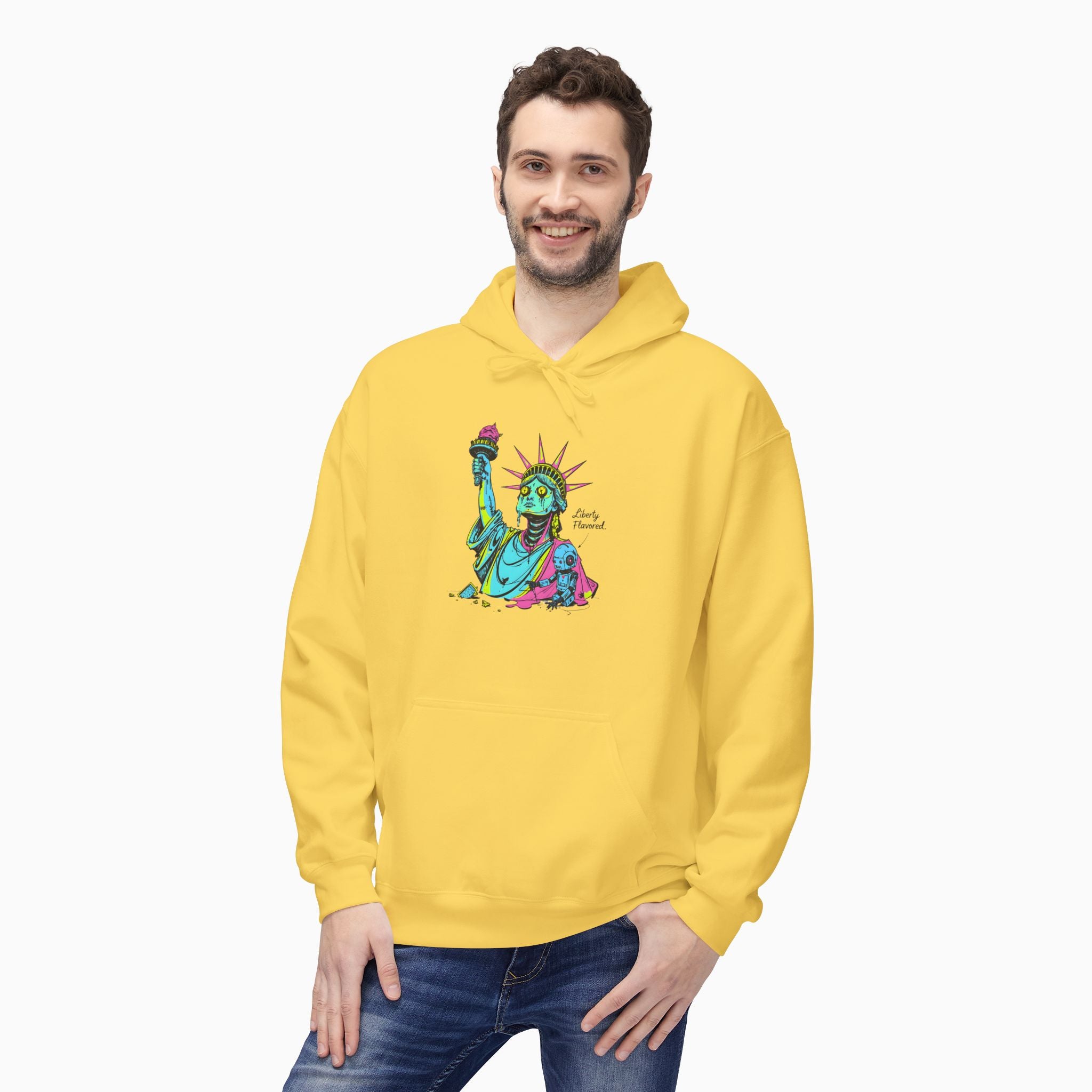 Statute of Liberty Dark Humor Unisex Hoodie