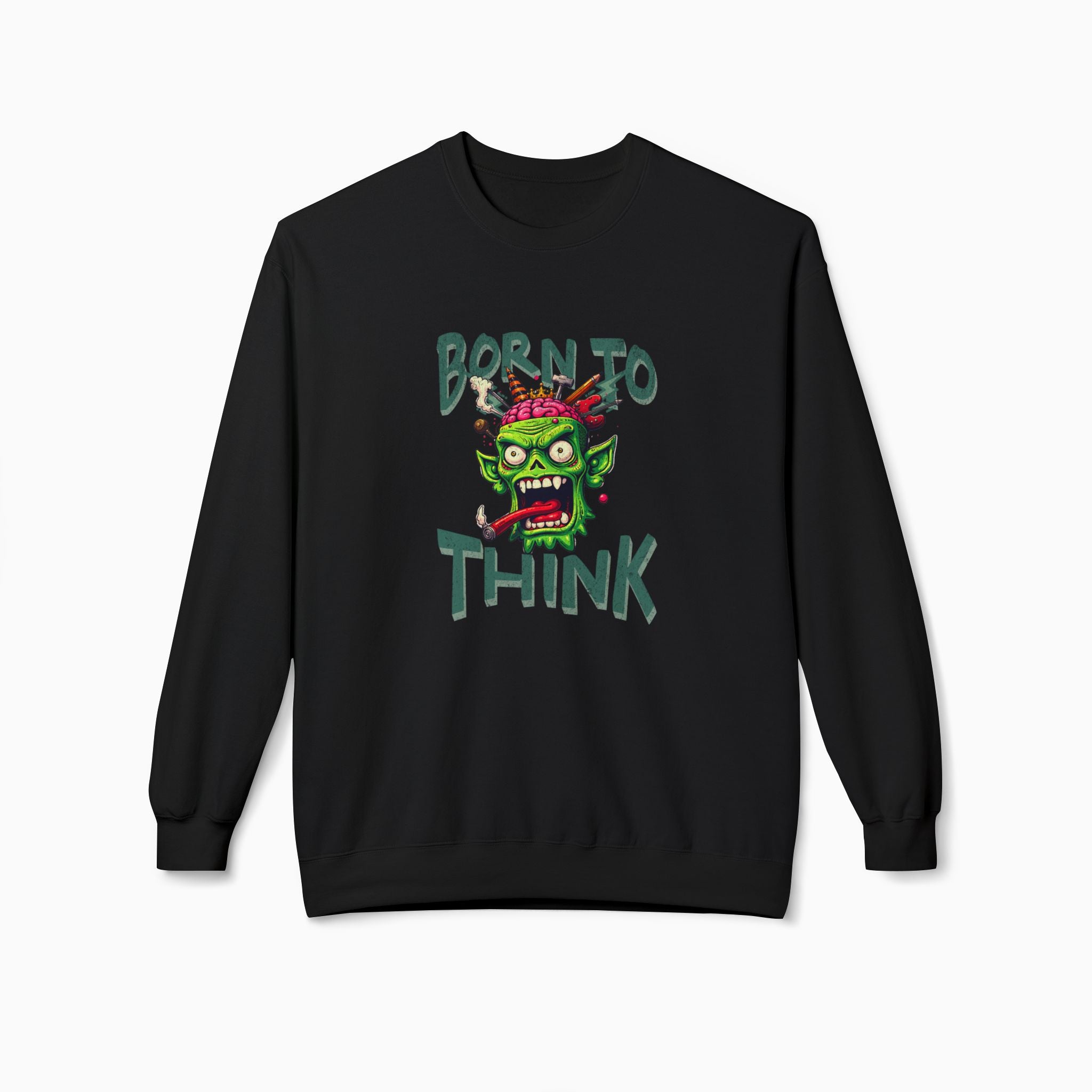 Born to Think Skull Unisex Sweatshirt