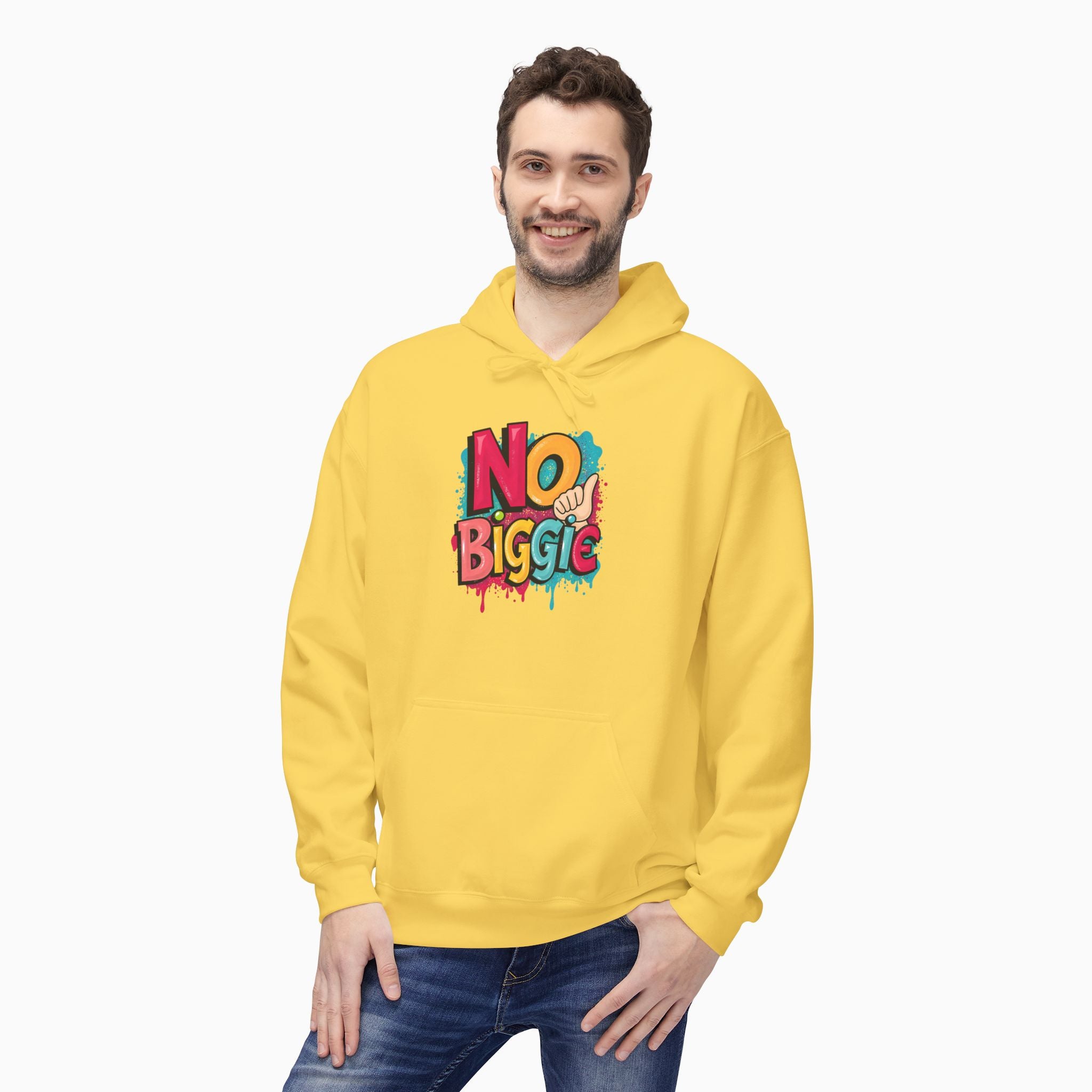 Thumbs Up & No Biggie Unisex Hoodie