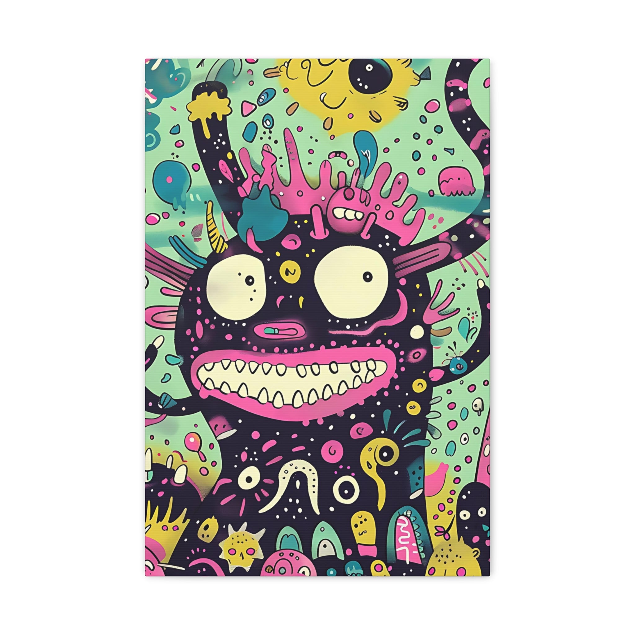 Chinese New Year Monster Canvas Print