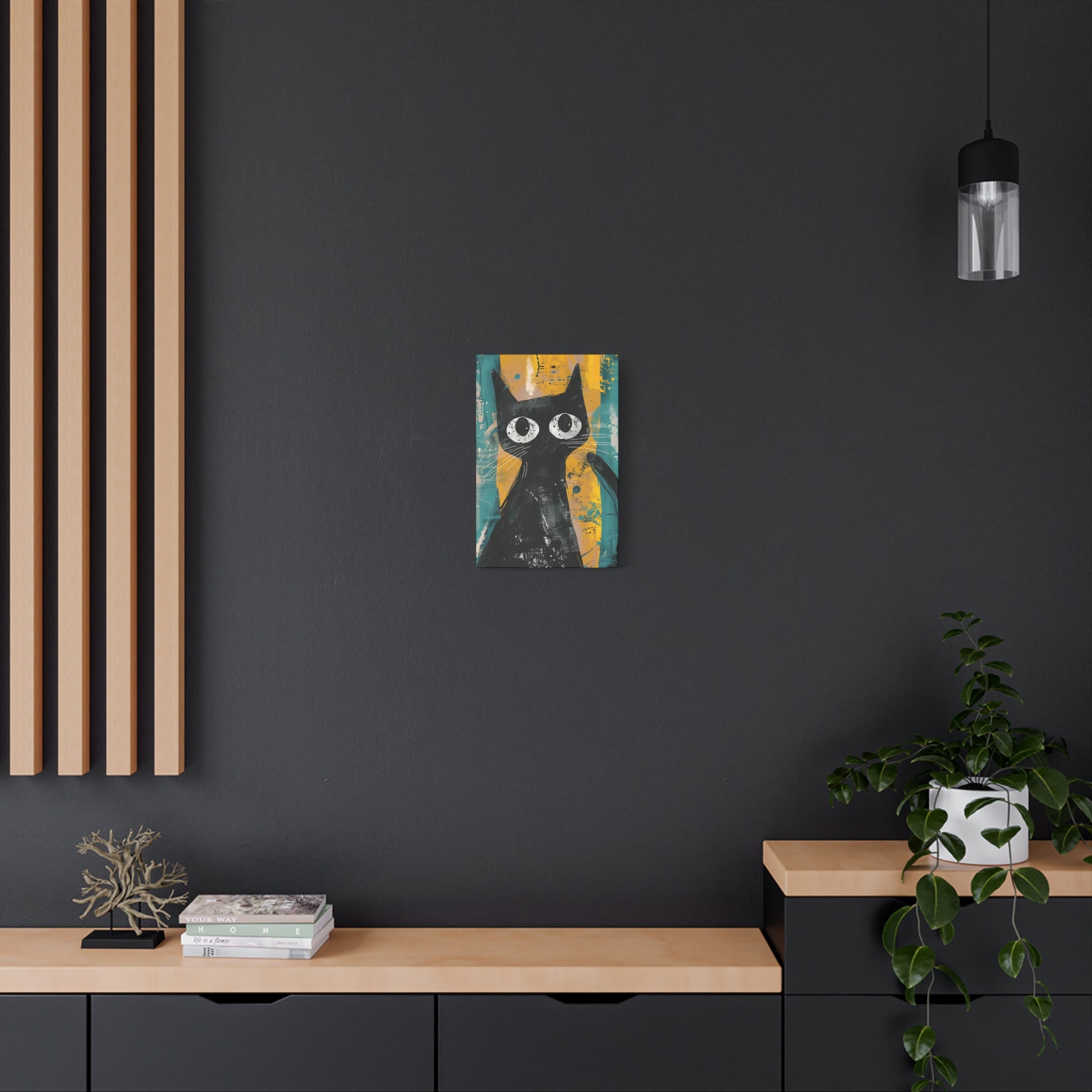 Black Cat Canvas Print