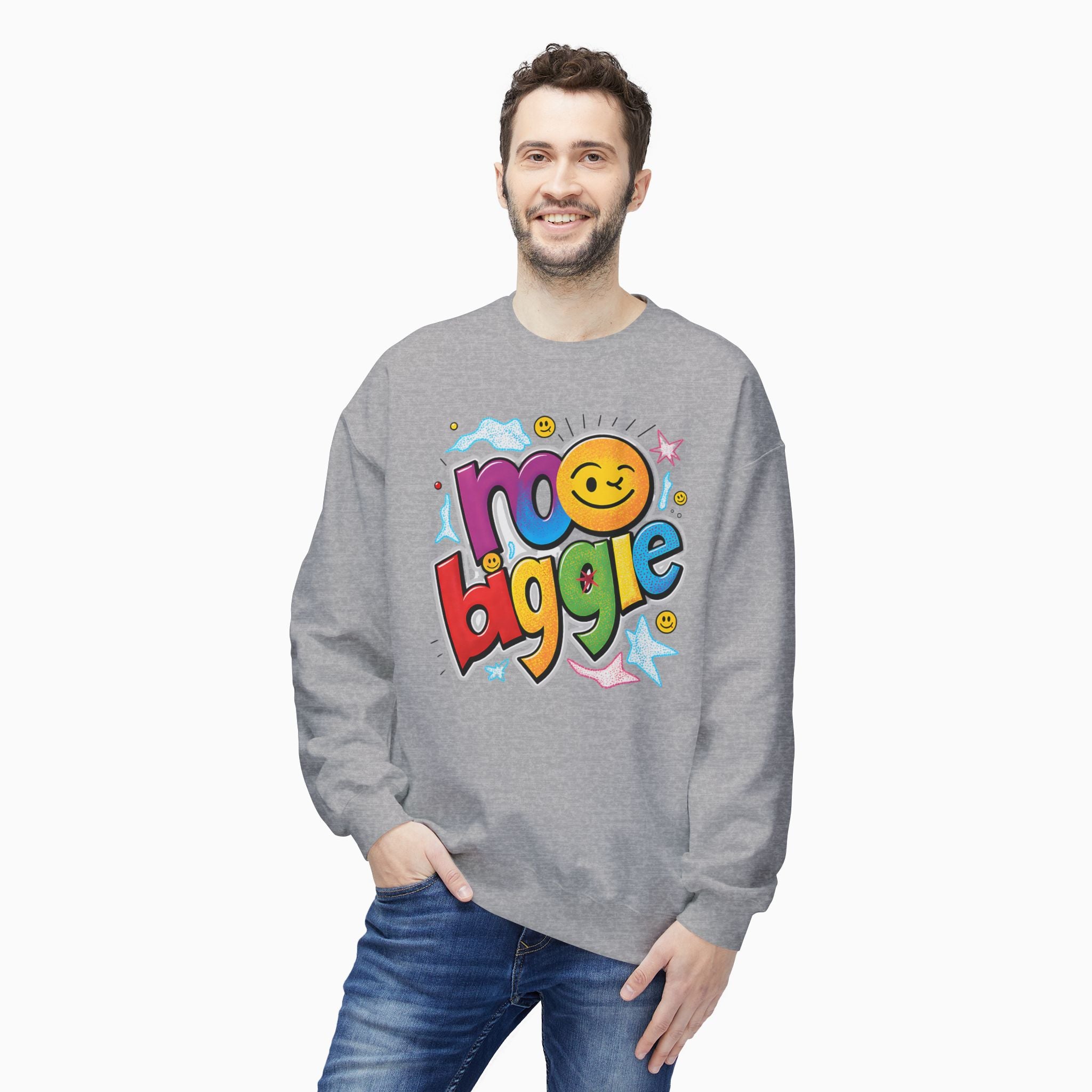 Emoji & No Biggie Unisex Sweatshirt