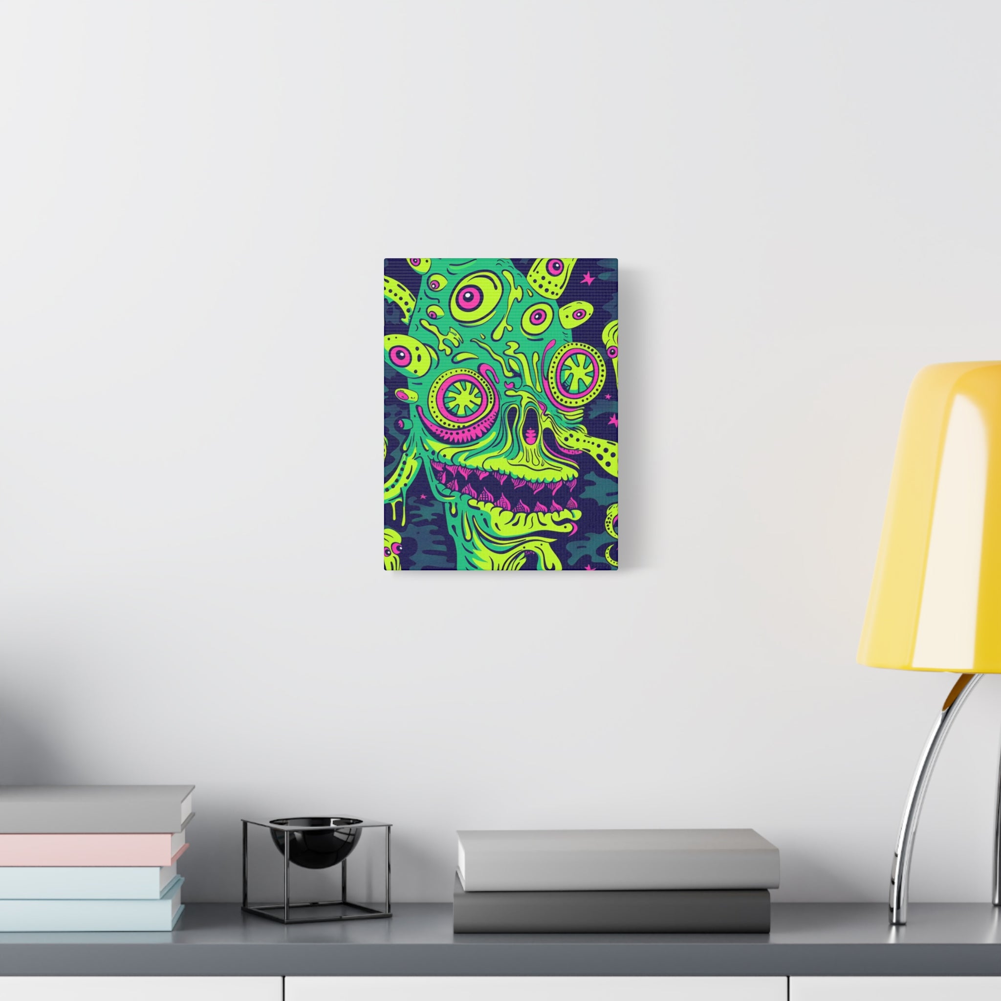 Alien & Zombie Canvas Print