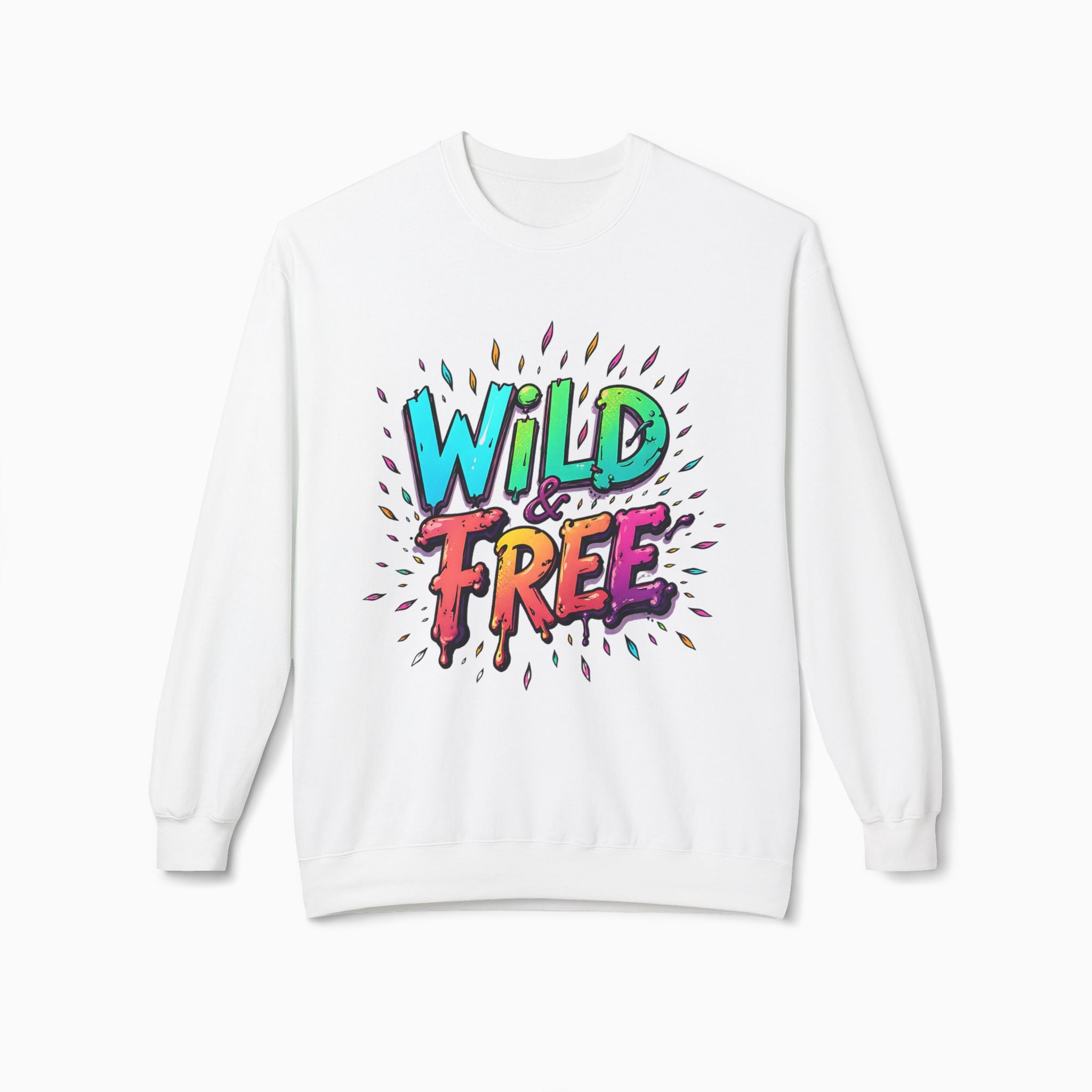 Neon Color Wild Free Unisex Sweatshirt