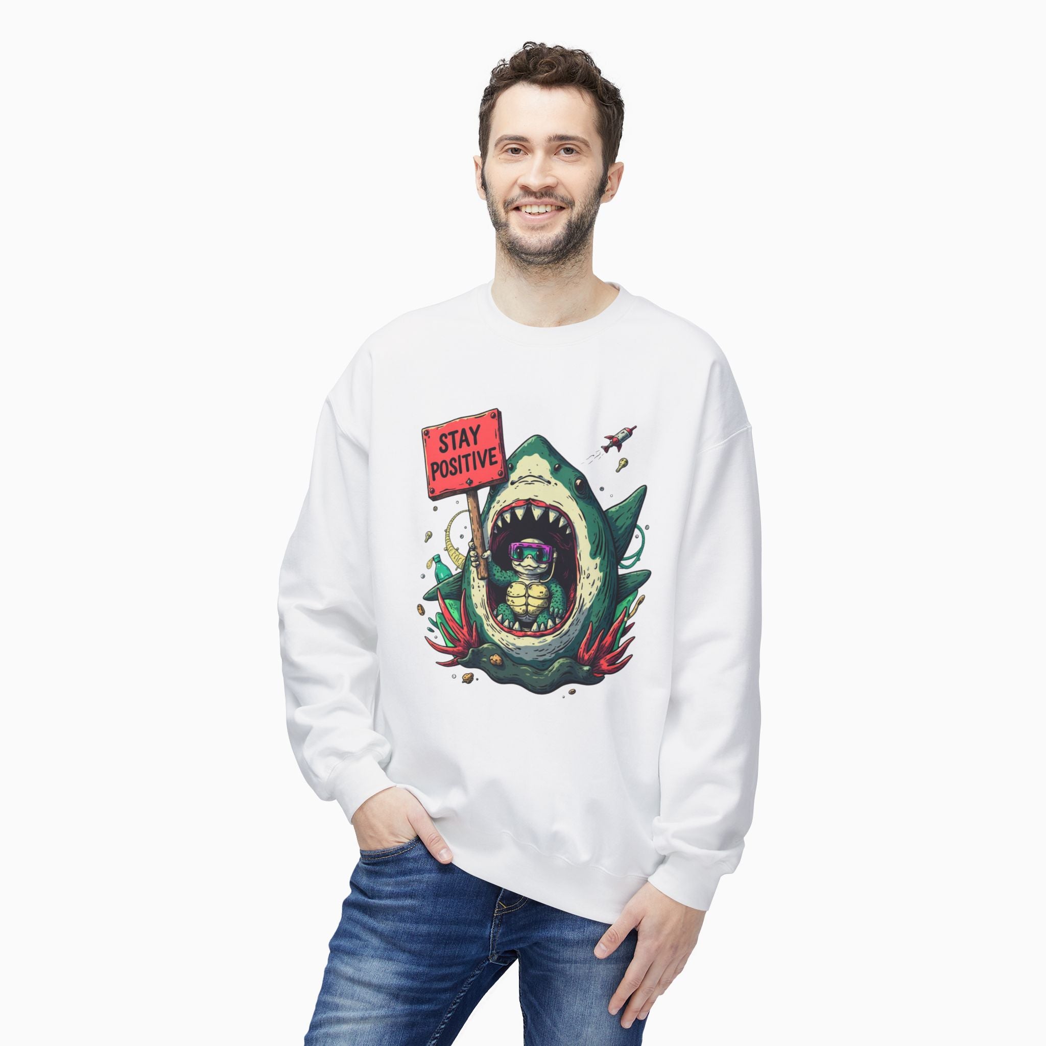 Stay Positive Unisex Sweatshirt